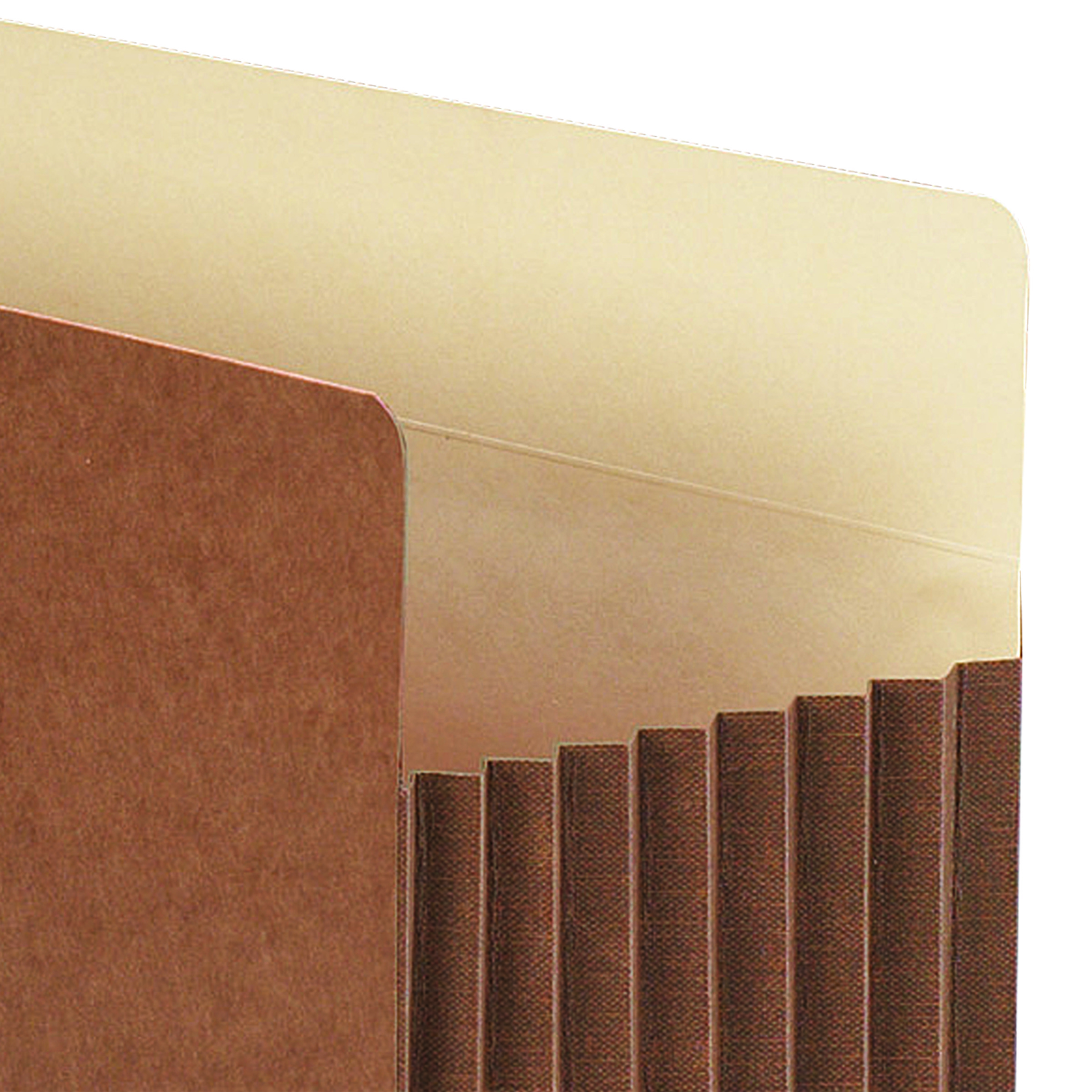 Smead 73395  TUFF Pocket File Pocket, Straight-Cut Tab, 7" Expansion, Letter Size, Redrope, Total of 25