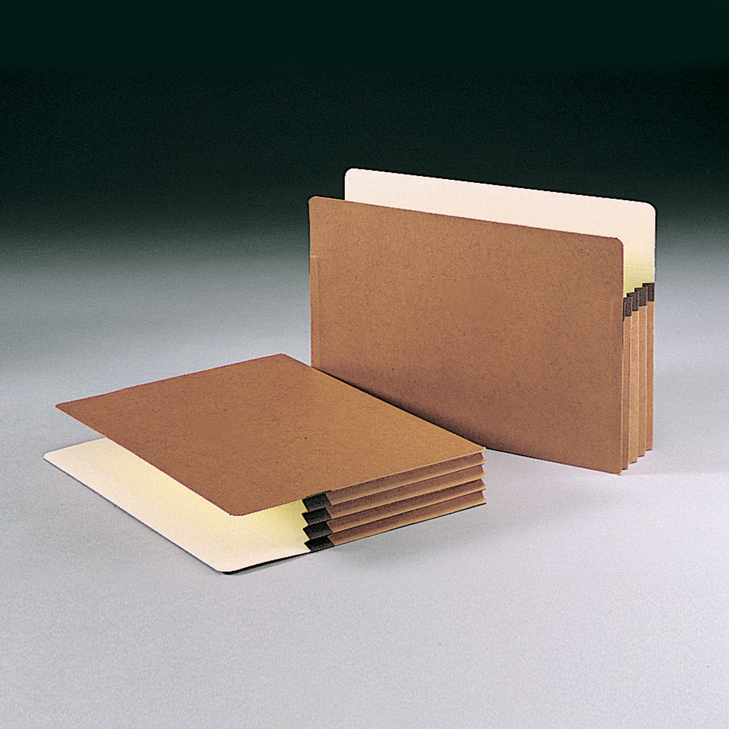 Smead 74805  File Pocket, Straight-Cut Tab, 3-1/2" Expansion, Legal Size, Redrope, 50 per Box (74805)