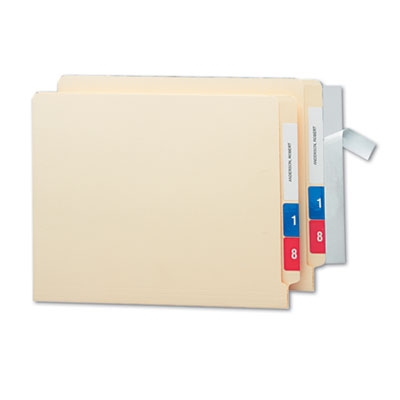 Smead 67608  Seal and View Clear Label Protector,  Size 8" W x 1-11/16" H before folding, 100 per Pack (67608)