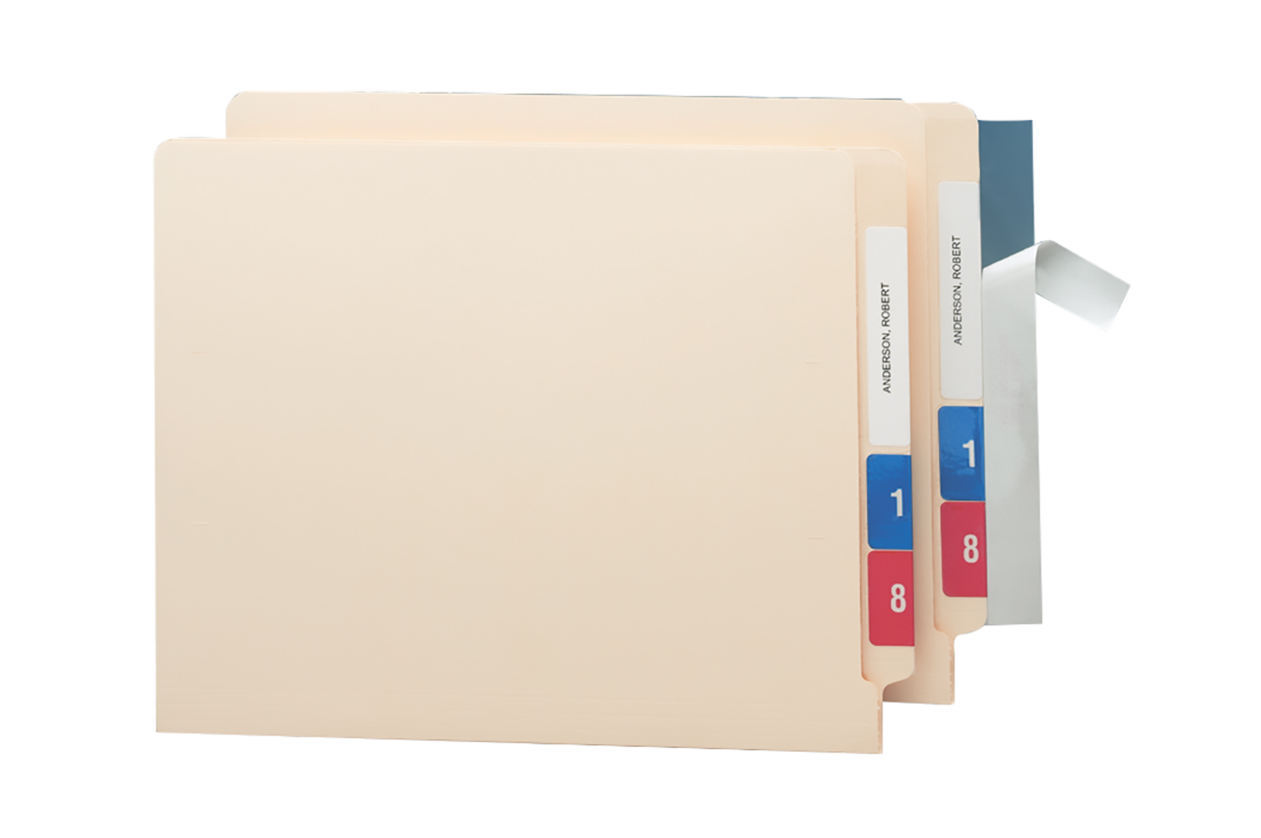 Smead 67608  Seal and View Clear Label Protector,  Size 8" W x 1-11/16" H before folding, 100 per Pack (67608)