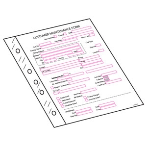 5-Hole Reinforcing Strips - 5-Hole punched - 2"W Overall x 11"H, 1" Pulled Apart, - 20 Strips/Pack - 10 Packs/Box