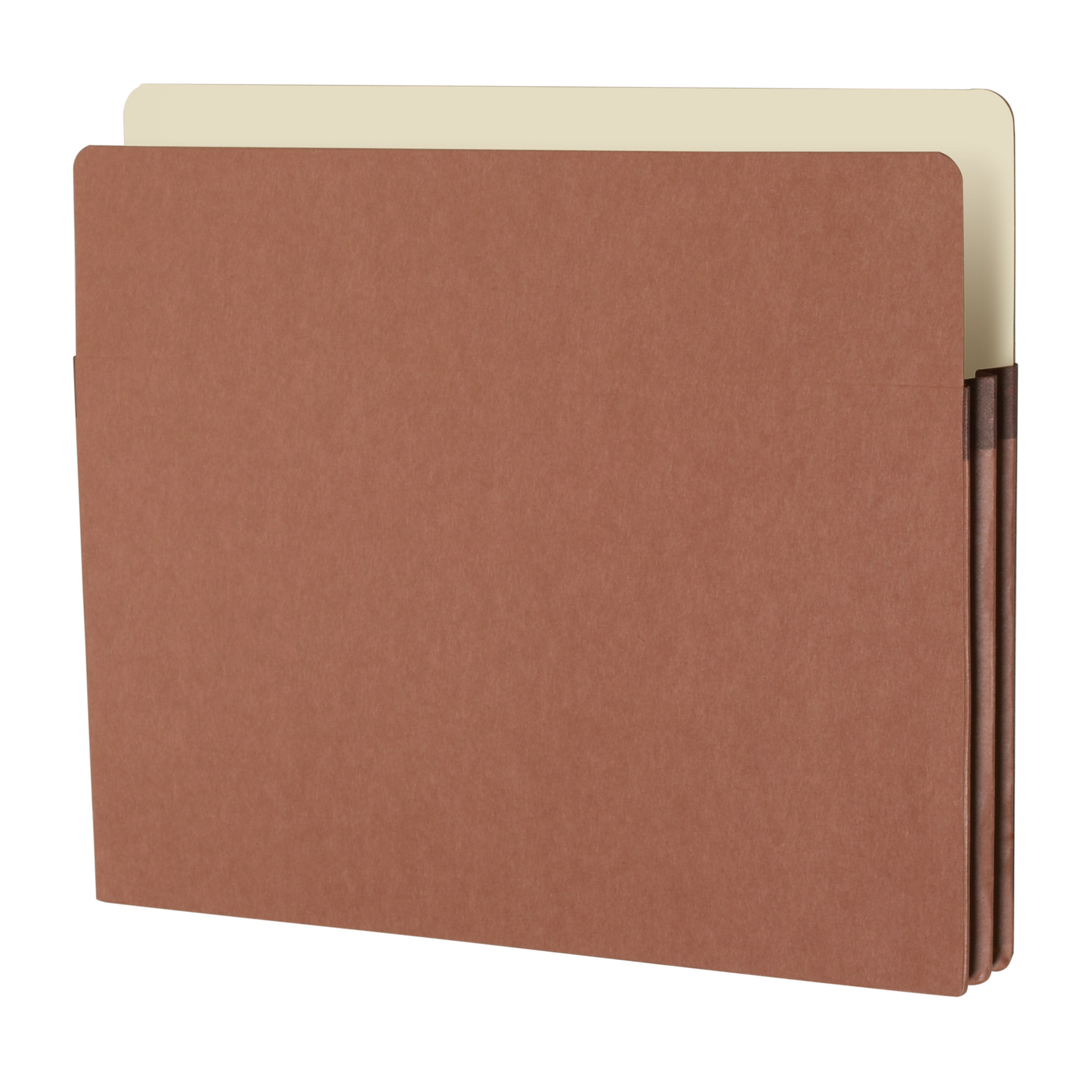 Smead 73214  File Pocket, Straight-Cut Tab, 1-3/4" Expansion, Letter Size, Redrope, 25 per Box (73214) - 4 Boxes - Total of 100