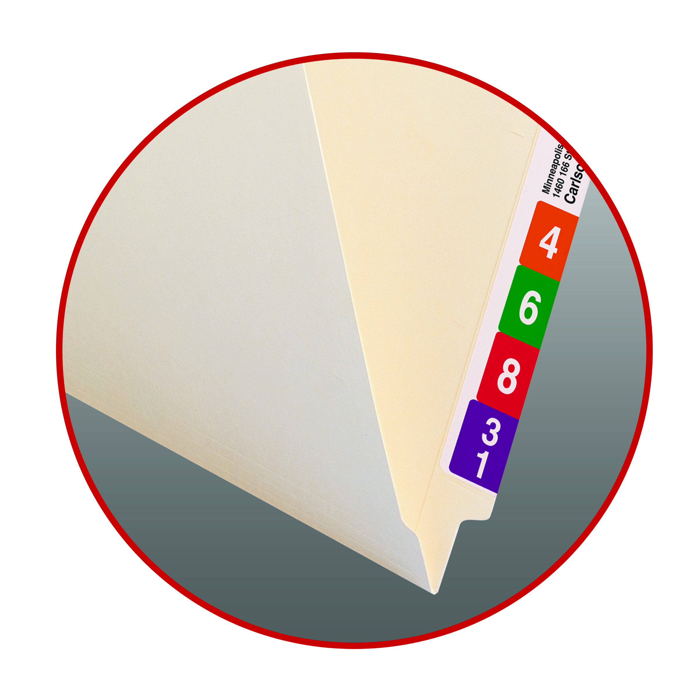 Smead End Tab Fastener File Folder, Shelf-Master Reinforced Straight-Cut Tab, 1 Fastener, Legal Size, Manila, 50 per Box (37110) - 5 Boxes