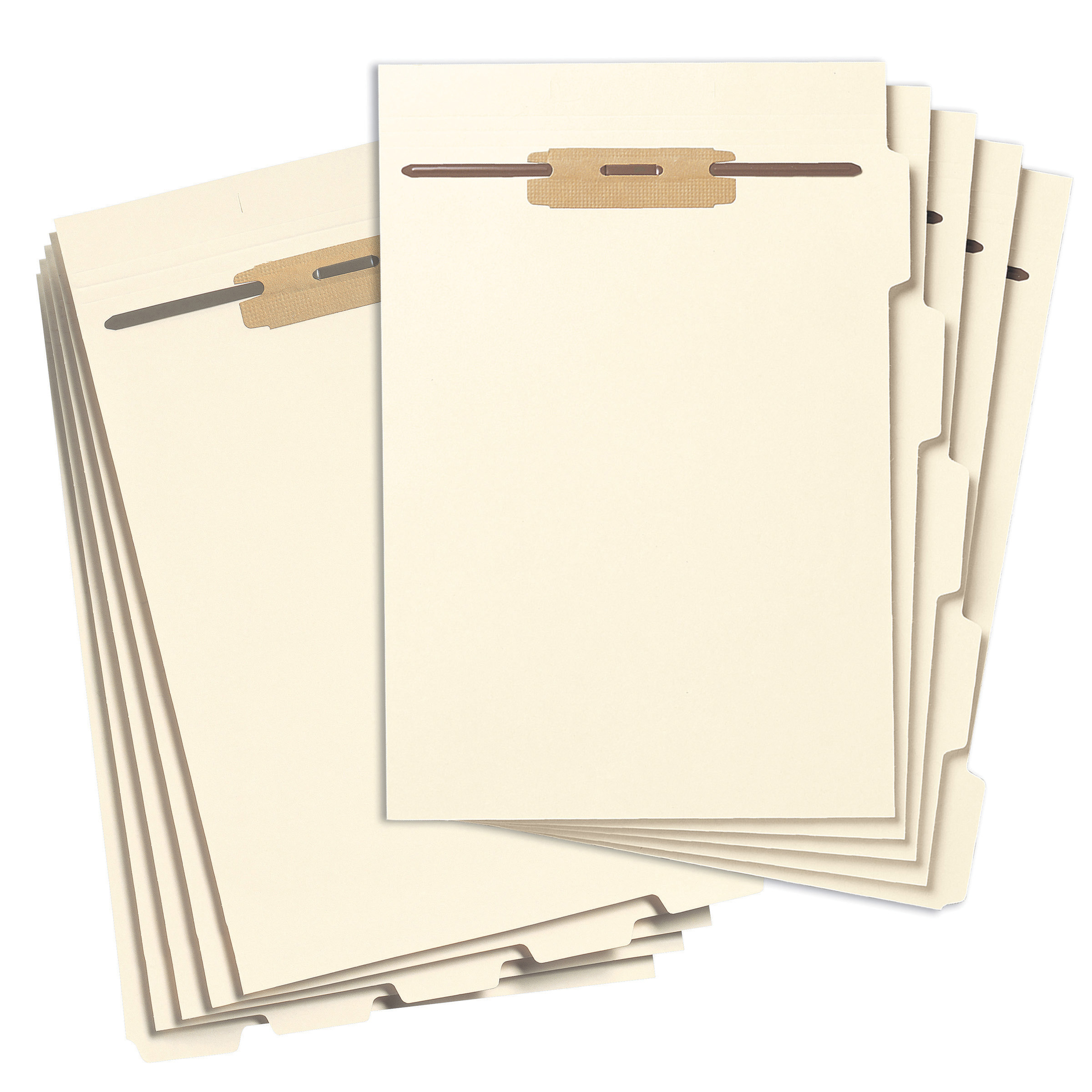 Smead 35600  Folder Divider with Fastener, Bottom 1/5-Cut Tab, Letter Size, Manila, 50 per Pack (35600)