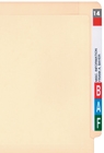 Col'R'Tab End Tab File Folder Name Labels; 6 Up, 300 labels per pack