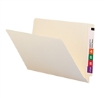 Smead 27110  End Tab File Folder, Shelf-Master Reinforced Straight-Cut Tab, Legal Size, Manila,  Total of 500