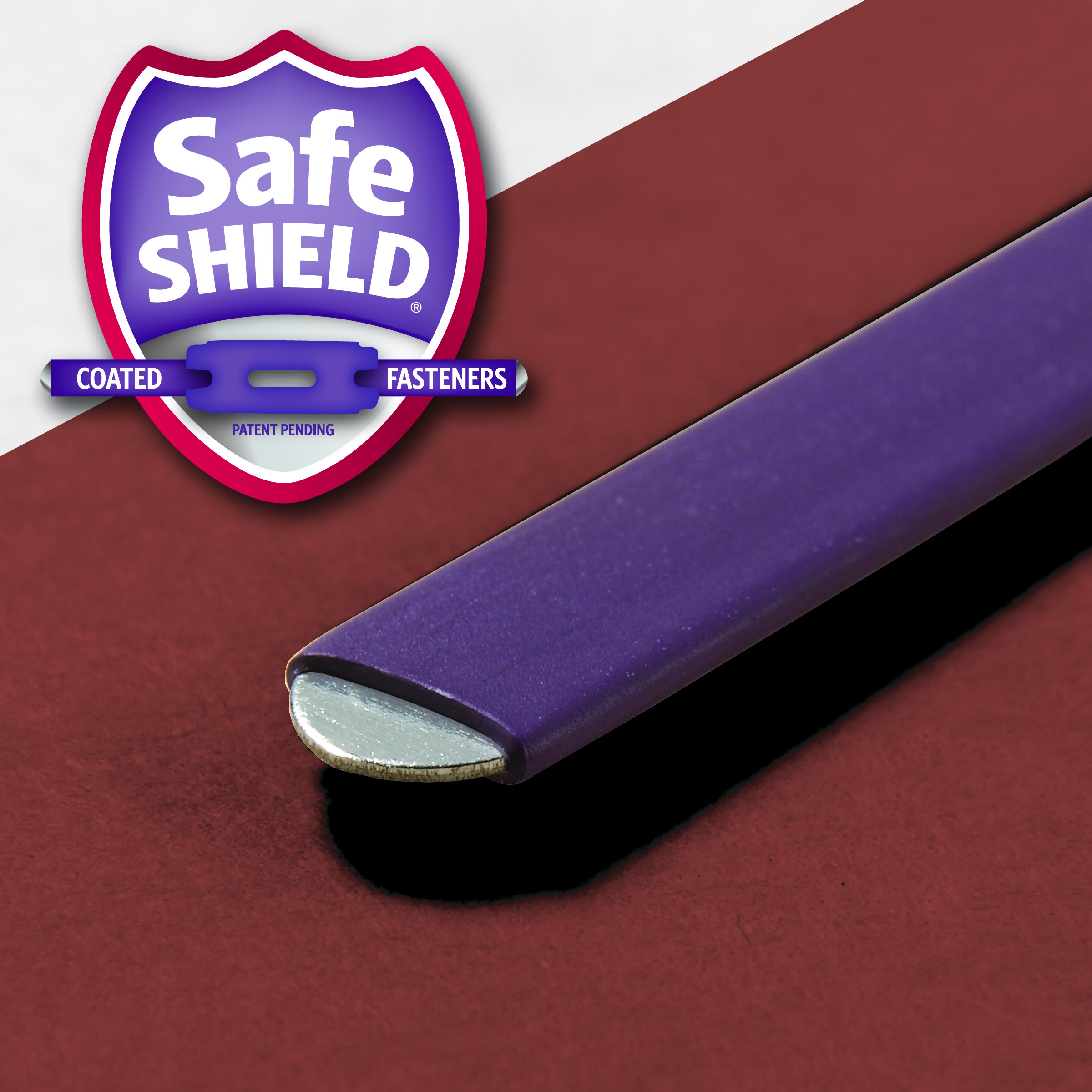 Smead 26865  RED End Tab Pressboard Classification Folder with SafeSHIELD Fasteners, 3 Dividers - Letter Size - 10/Box