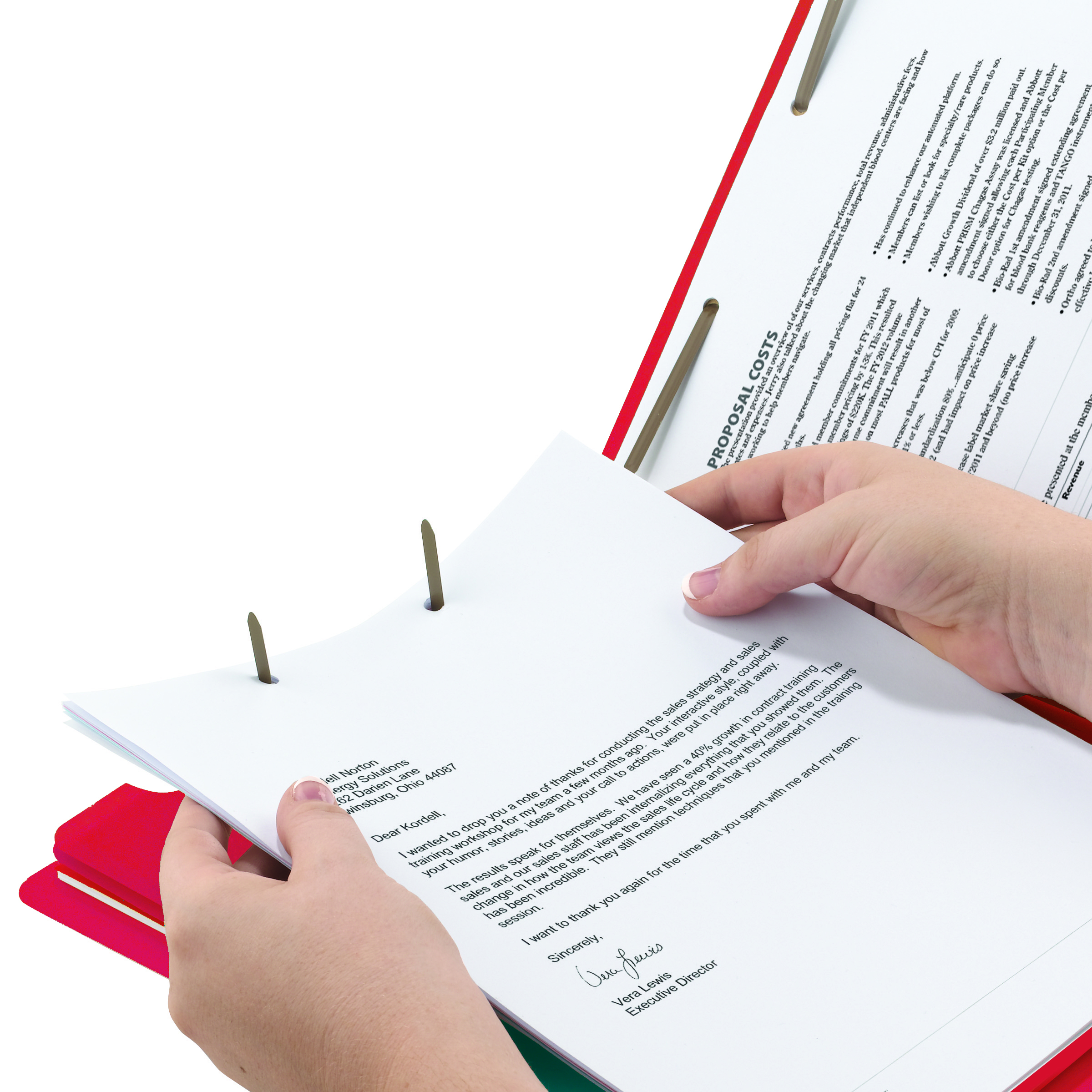 Smead 26838  End Tab Classification File Folder, 2 Divider, 2" Expansion, Letter Size, Red,  Total of 50