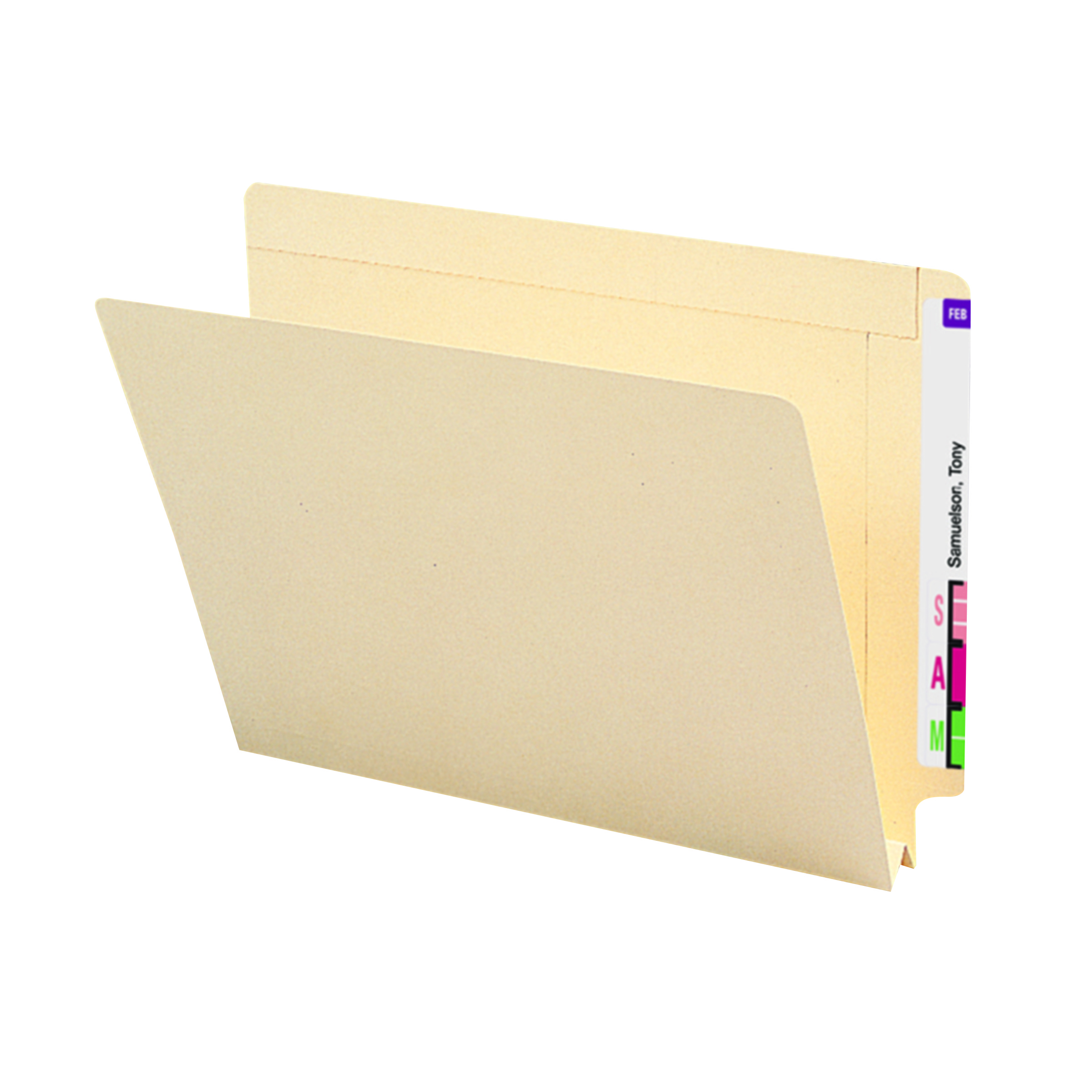 Smead 24275  End Tab Expansion File Folder, Reinforced Straight-Cut Tab, 1-1/2" Accordion Expansion, Letter Size, Manila, 50 per Box (24275)