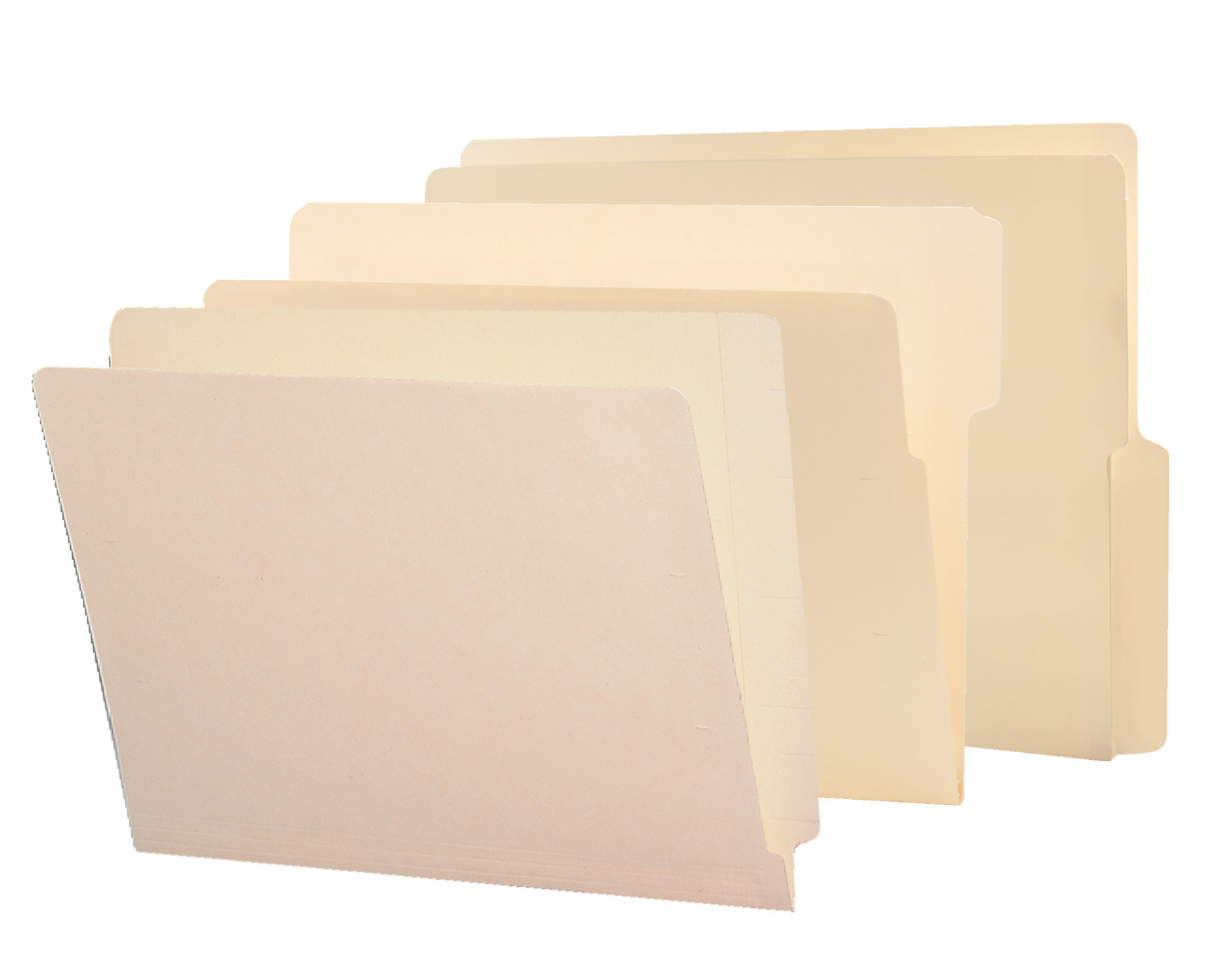 Smead 24109  End Tab File Folder, Shelf-Master Reinforced Straight-Cut Tab, Letter Size, Manila, Carton of 500
