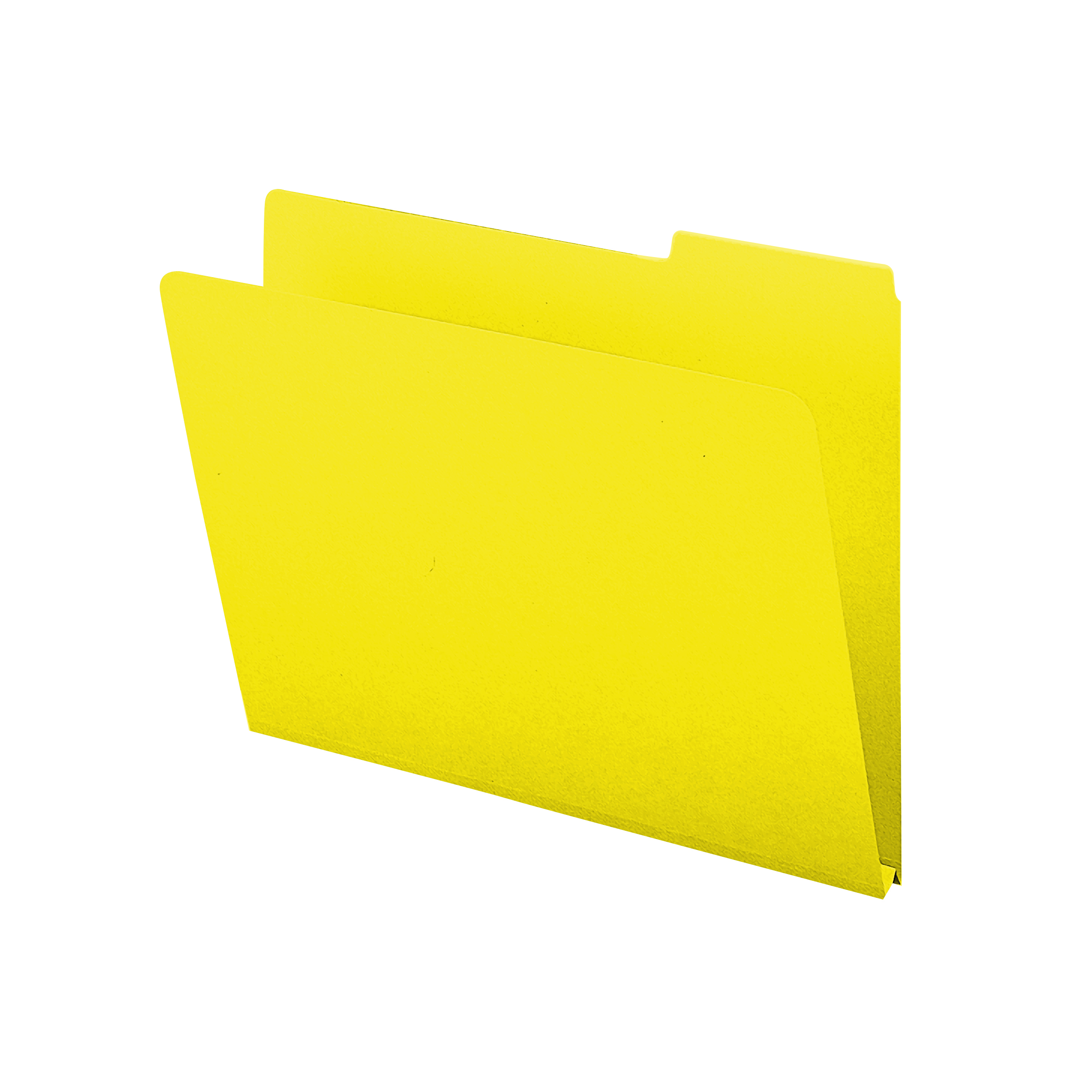 Smead 21562  Pressboard File Folder, 1/3-Cut Tab, 1" Expansion, Letter Size, Yellow, 25 per Box (21562)