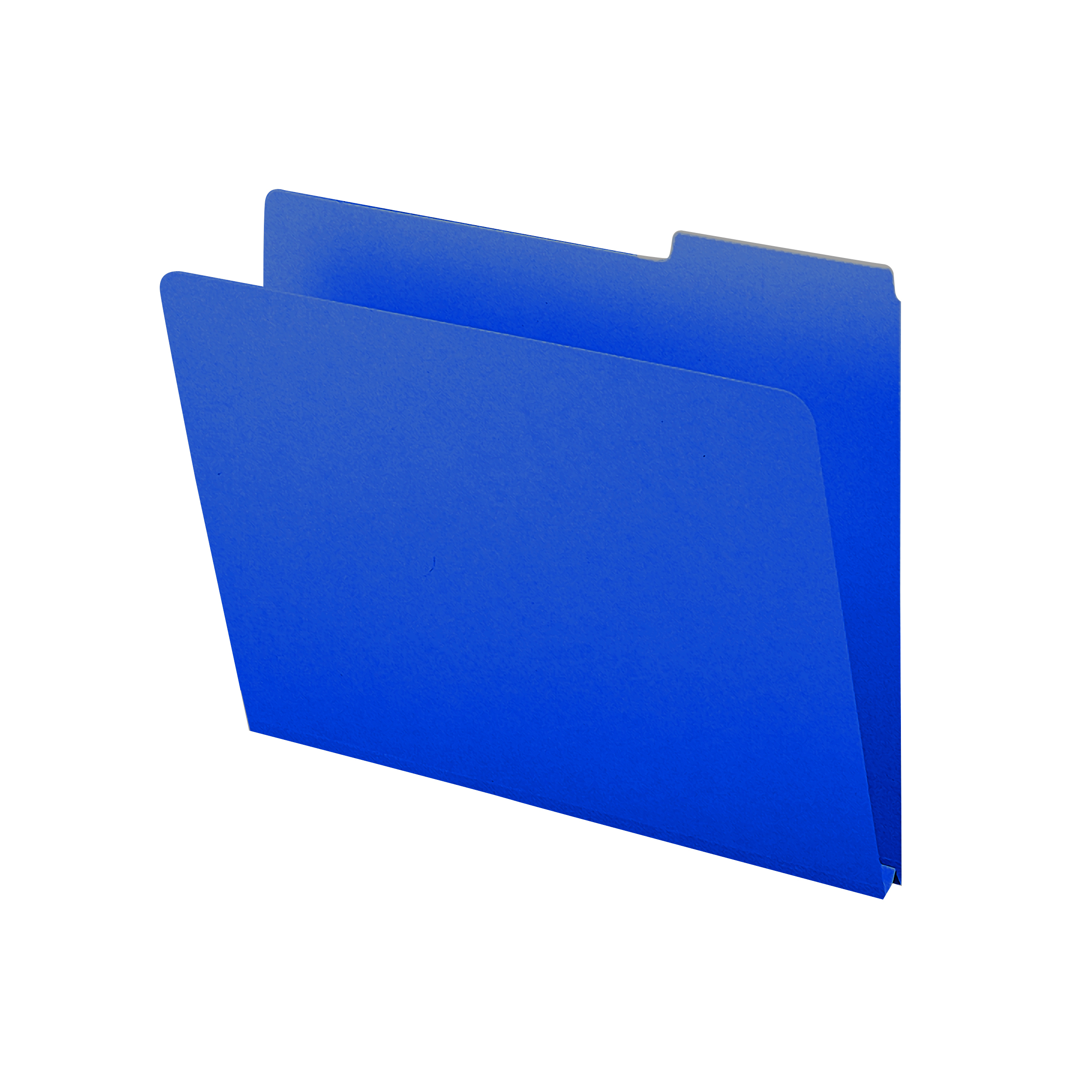 Smead 21541  Pressboard File Folder, 1/3-Cut Tab, 1" Expansion, Letter Size, Dark Blue, 25 per Box (21541)