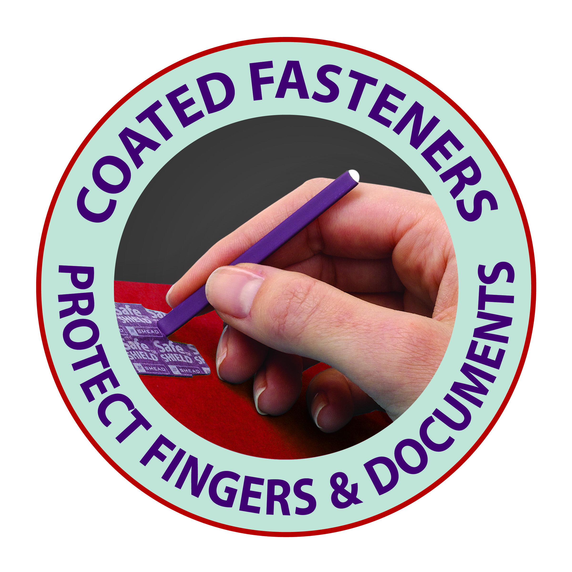 Smead 19936  Pressboard File Folder with SafeSHIELD Fasteners, 2 Fasteners, 1/3-Cut Tab, 2" Expansion, Legal Size, Bright Red, 25 per Box (19936)