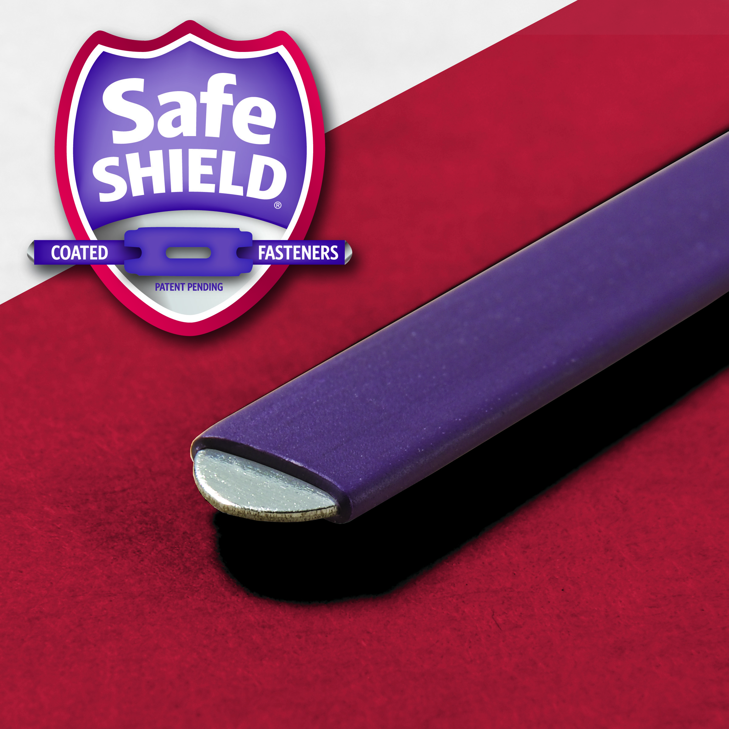 Smead 19936  Pressboard File Folder with SafeSHIELD Fasteners, 2 Fasteners, 1/3-Cut Tab, 2" Expansion, Legal Size, Bright Red, 25 per Box (19936)