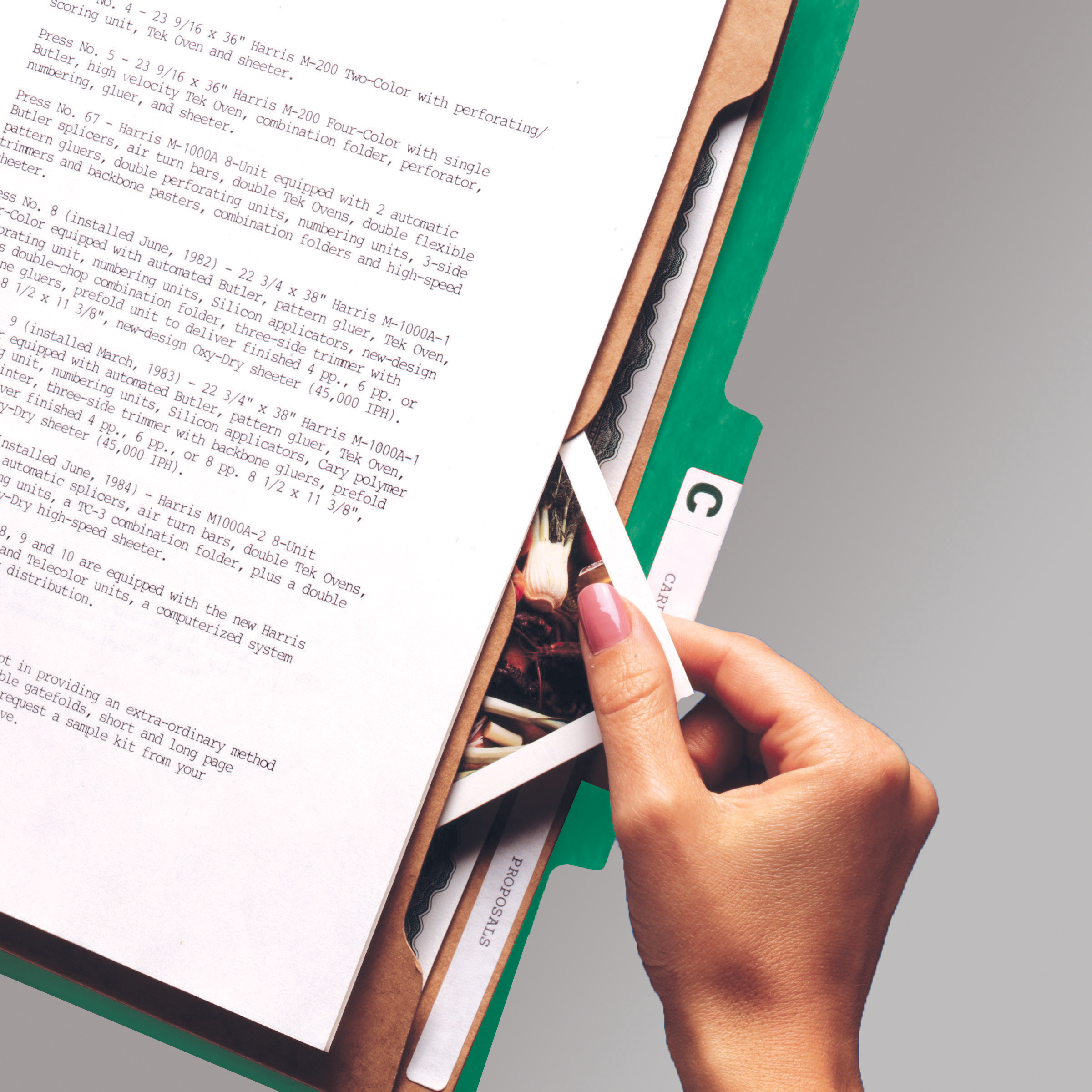 Smead 19083  Pressboard Classification File Folder with Wallet Divider and SafeSHIELD Fasteners, 2 Dividers, Legal Size, Green (19083)