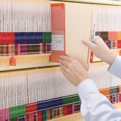 Smead 24110  End Tab File Folder, Shelf-Master Reinforced Straight-Cut Tab, Letter Size, Manila, 500/Carton