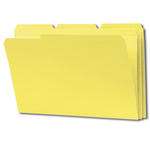 Smead 17934 LEGAL SIZE YELLOW File Folder, Reinforced 1/3-Cut Tab, Yellow, Total of 500