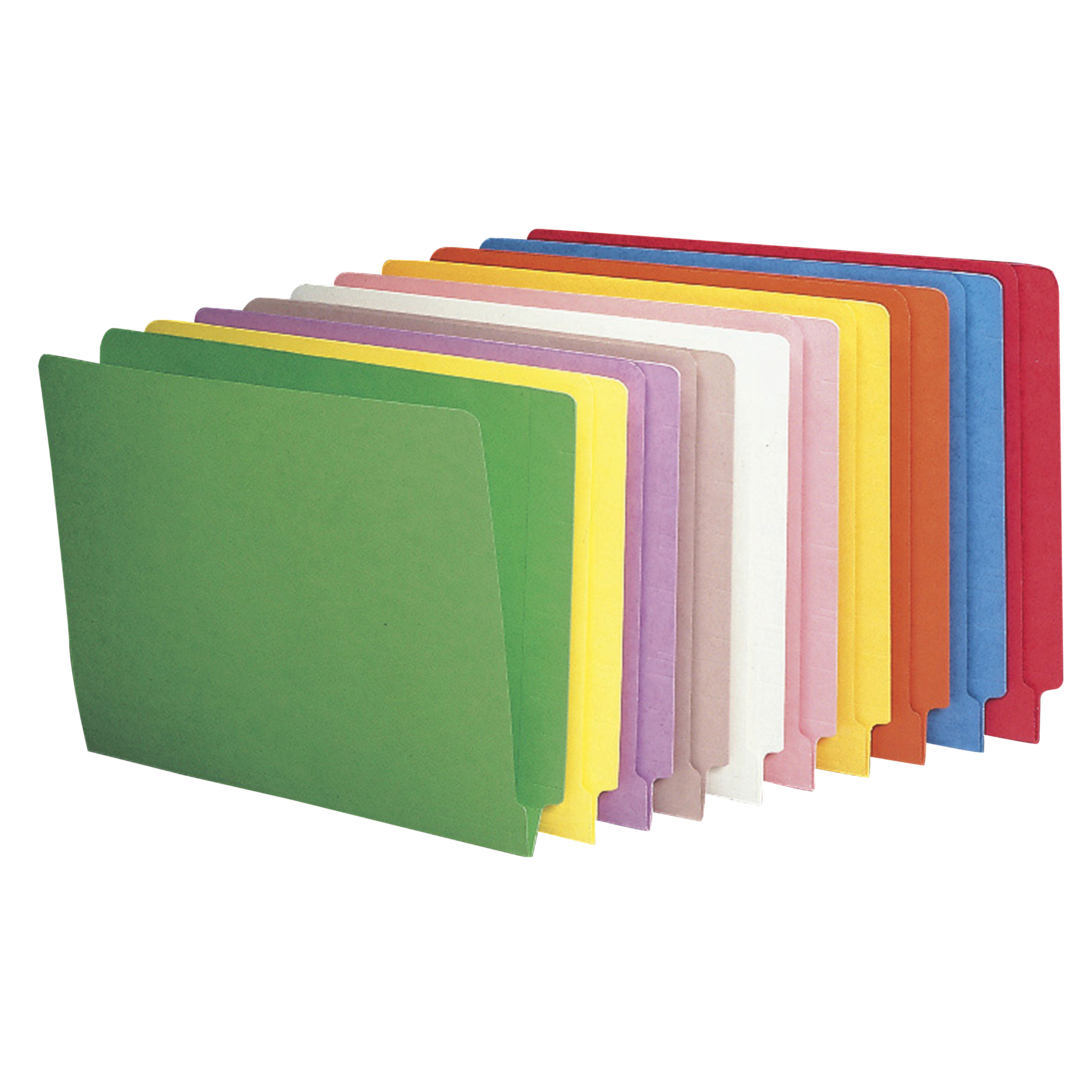 Smead 25710  Colored End Tab File Folder, Shelf-Master Reinforced Straight-Cut Tab, Letter Size, Red, 100 per Box (25710)