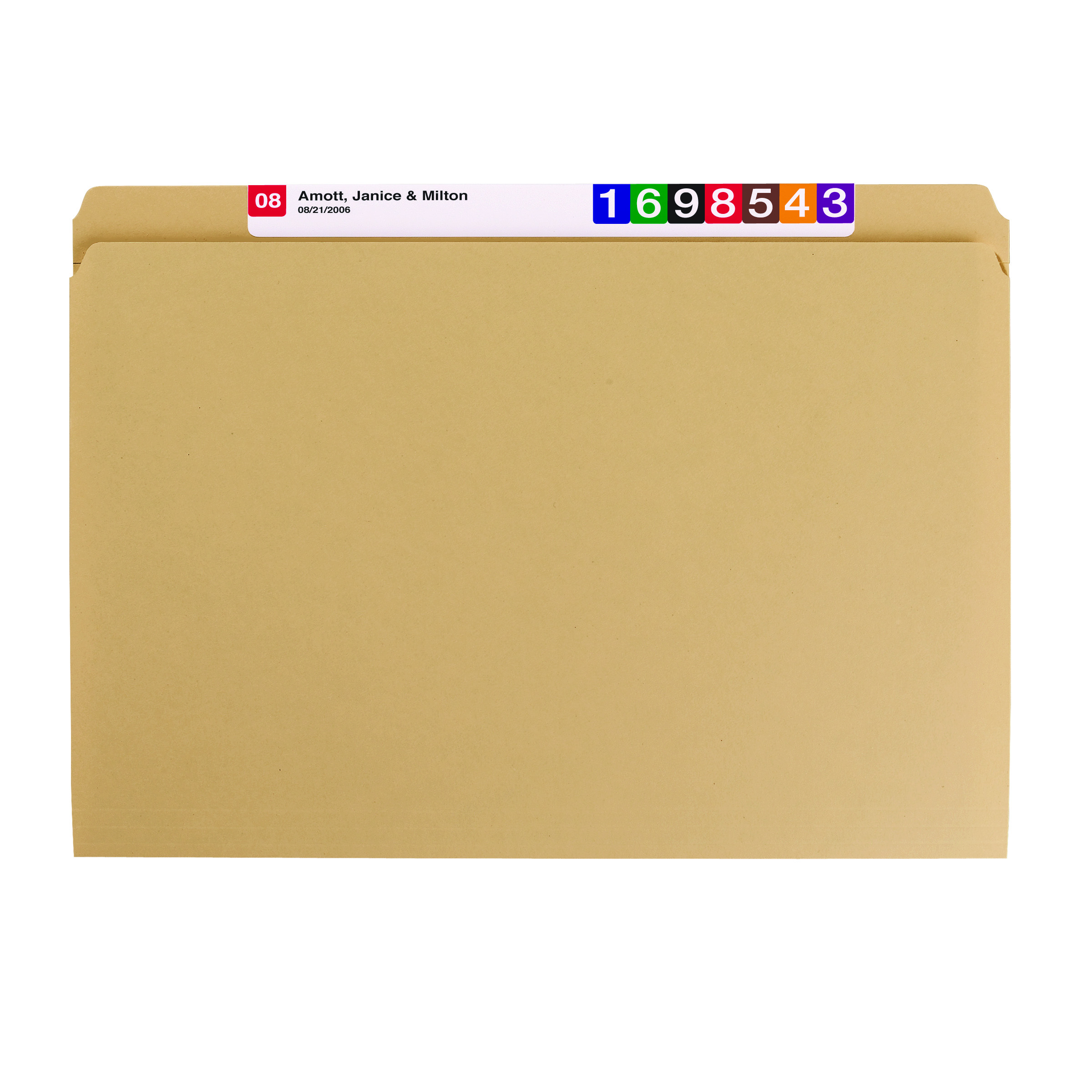 Smead 15710  File Folder, Reinforced Straight-Cut Tab, Legal Size, Kraft, 100 Per Box (15710)