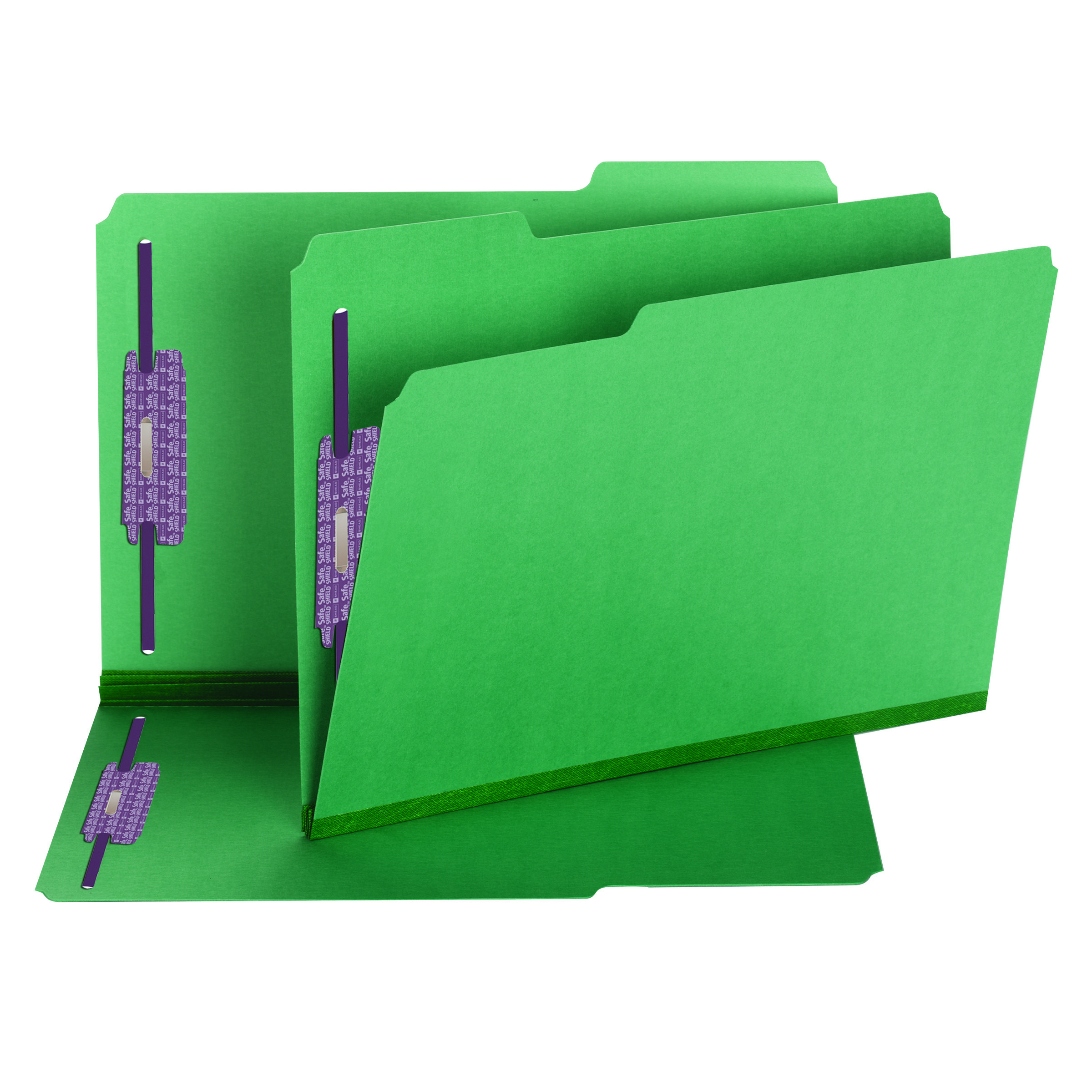 Smead 19938 Pressboard File Folder with SafeSHIELD Fasteners, 2