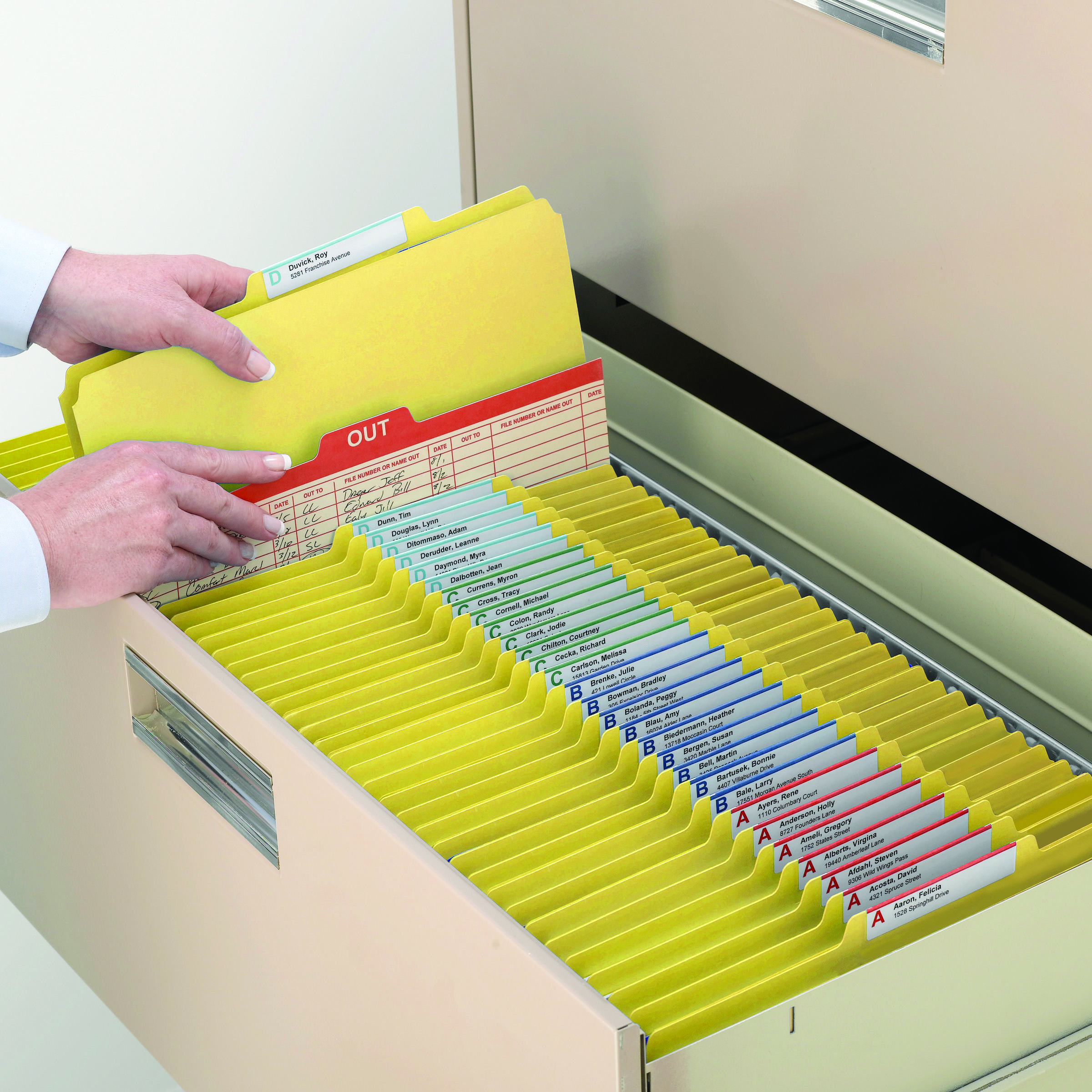 Smead 14939  Pressboard Fastener File Folder with SafeSHIELD Fasteners, 2 Fasteners, 1/3-Cut Tab, 2" Expansion, Letter Size, Yellow (14939) - Total of 125