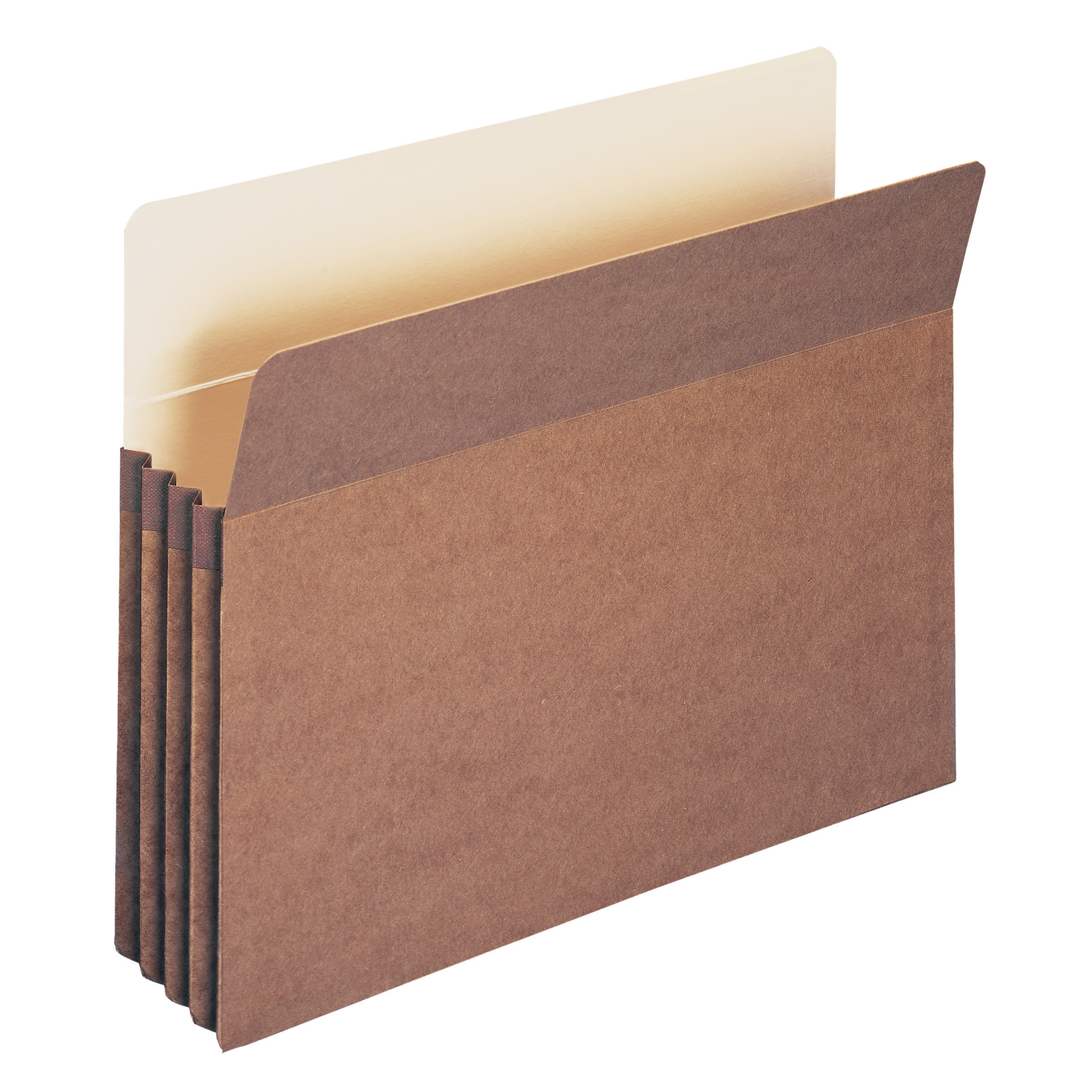 Smead 73805  File Pocket, Straight-Cut Tab, Guide Height, 3-1/2" Expansion, Letter Size, Redrope, 50 per Box (73805)