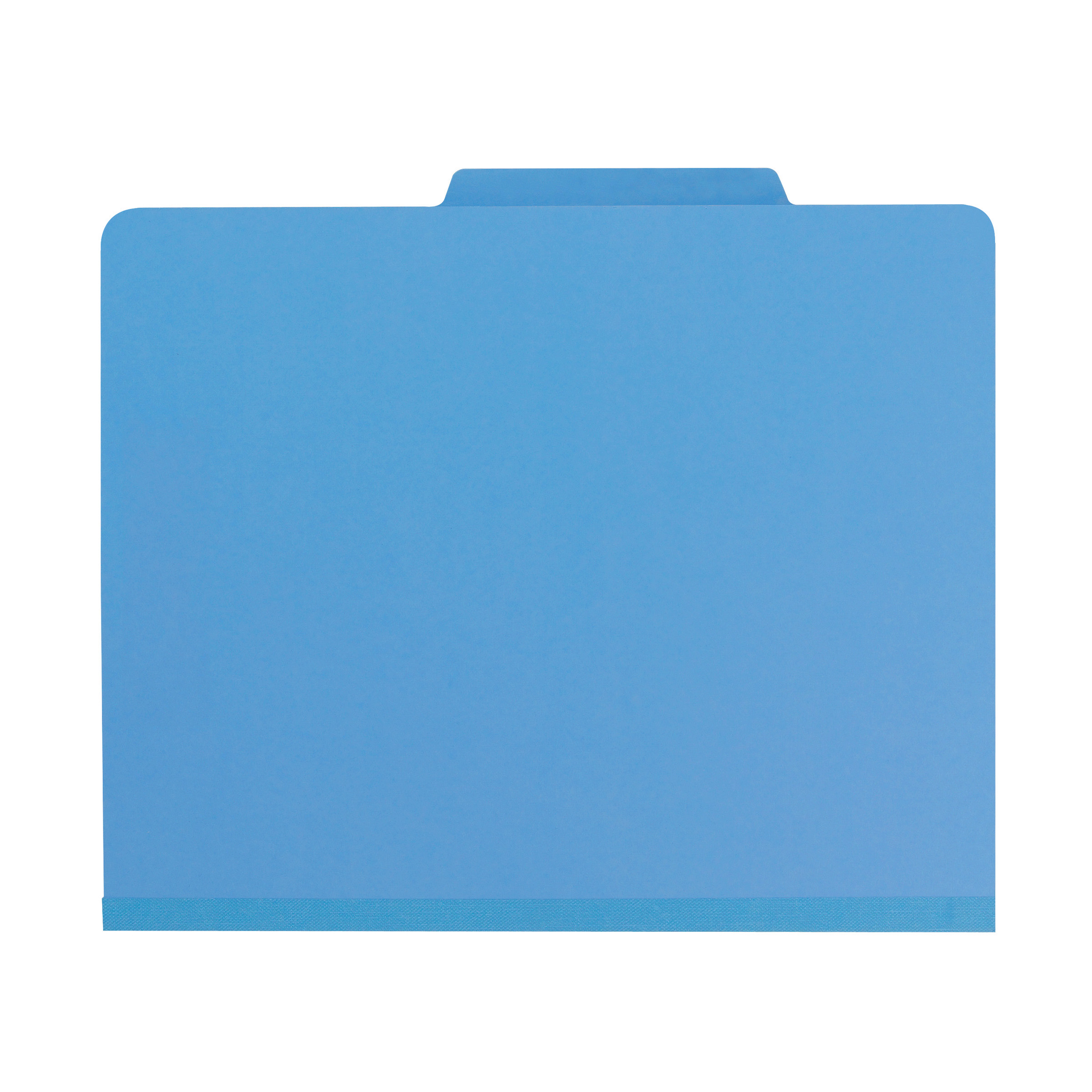 Smead 13701  Classification File Folder, 1 Divider, 2" Expansion, Letter Size, Blue, Total of 50