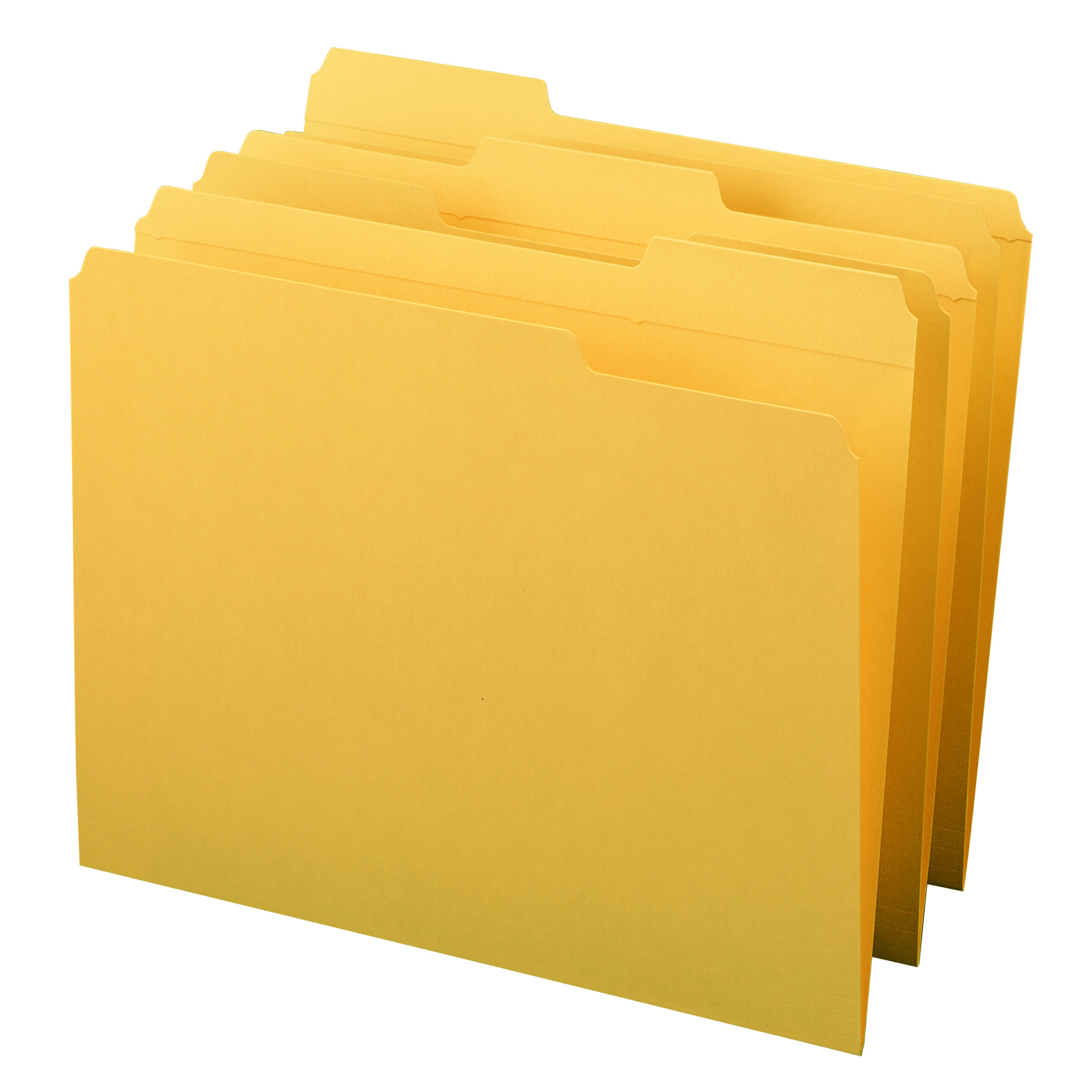 Smead 12234  File Folder, Reinforced 1/3-Cut Tab, Letter Size, Goldenrod, Total of 500