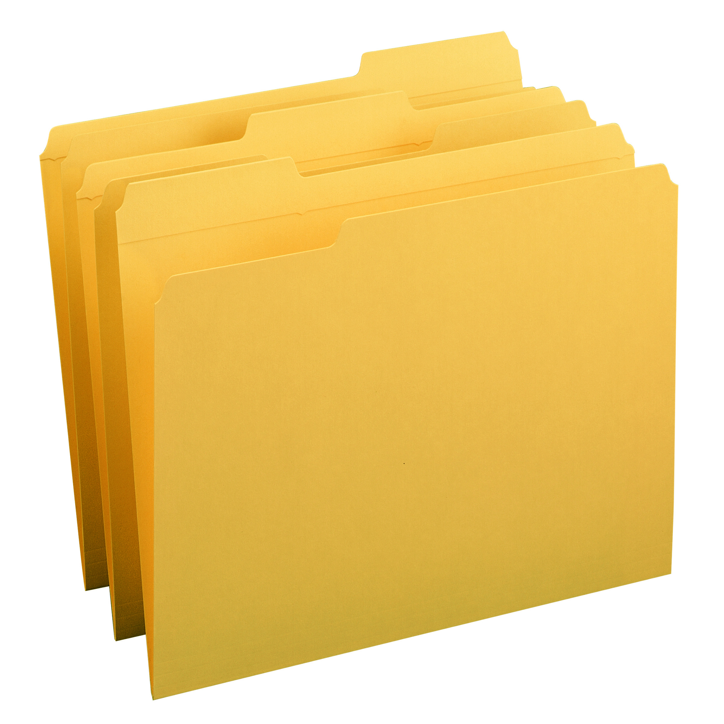Smead 12234  File Folder, Reinforced 1/3-Cut Tab, Letter Size, Goldenrod, Total of 500