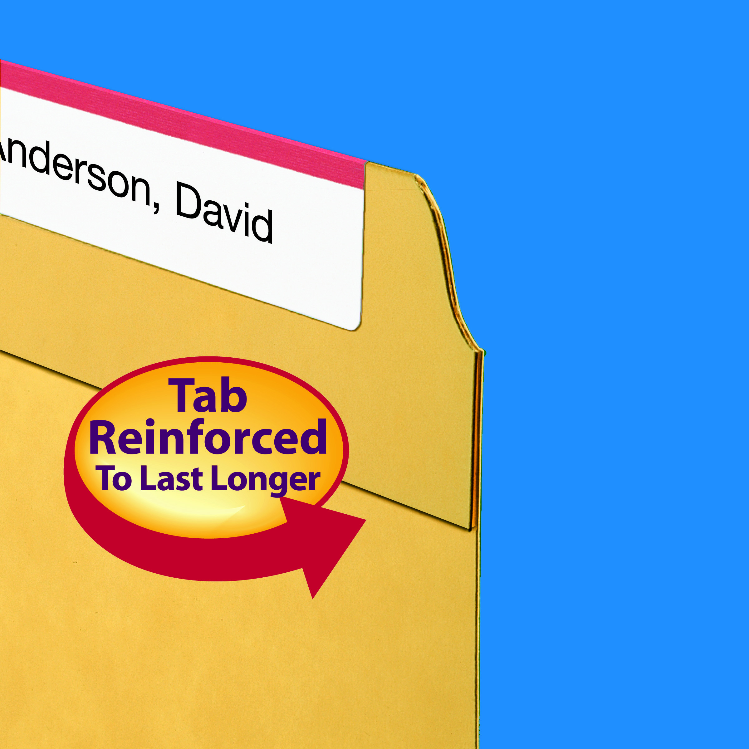 Smead 12234  File Folder, Reinforced 1/3-Cut Tab, Letter Size, Goldenrod, Total of 500