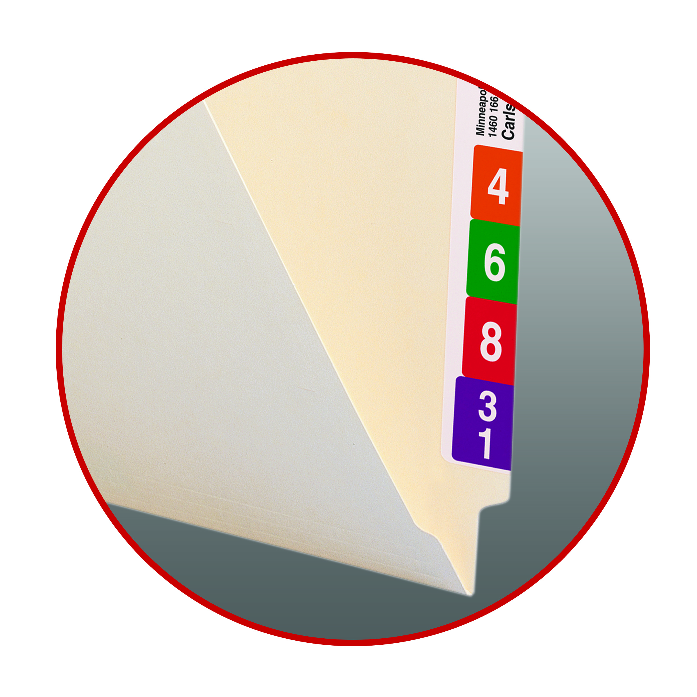 Smead 27100  End Tab File Folder, Straight-Cut Tab, Legal Size, Manila, Total of 500