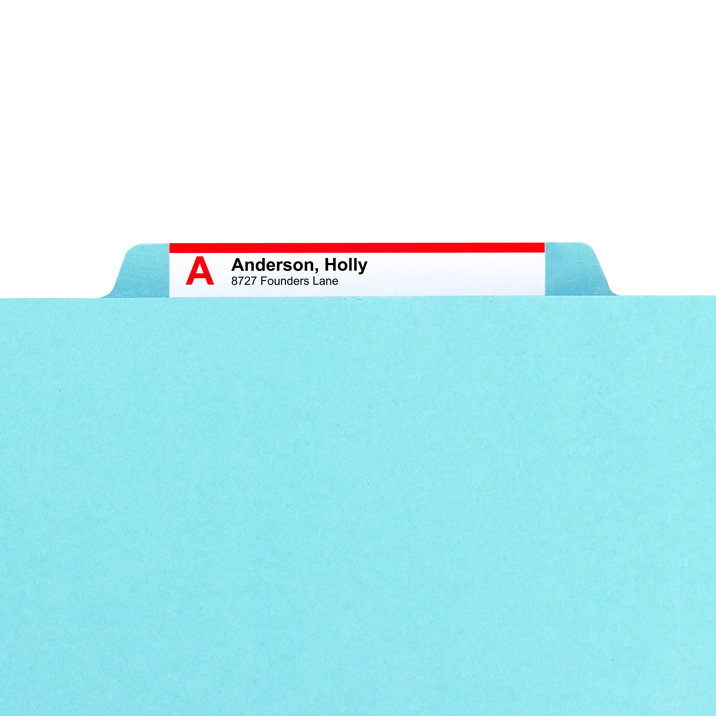 Smead 19937  Pressboard File Folder with SafeSHIELD Fasteners, 2 Fasteners, 1/3-Cut Tab, 2" Expansion, Legal Size, Blue, 25 per Box (19937)