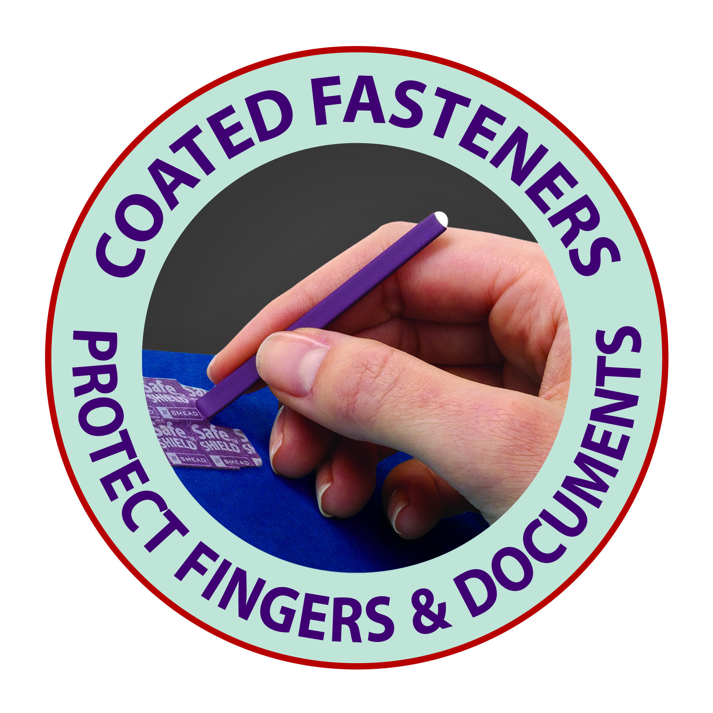 Smead 19937  Pressboard File Folder with SafeSHIELD Fasteners, 2 Fasteners, 1/3-Cut Tab, 2" Expansion, Legal Size, Blue, 25 per Box (19937)