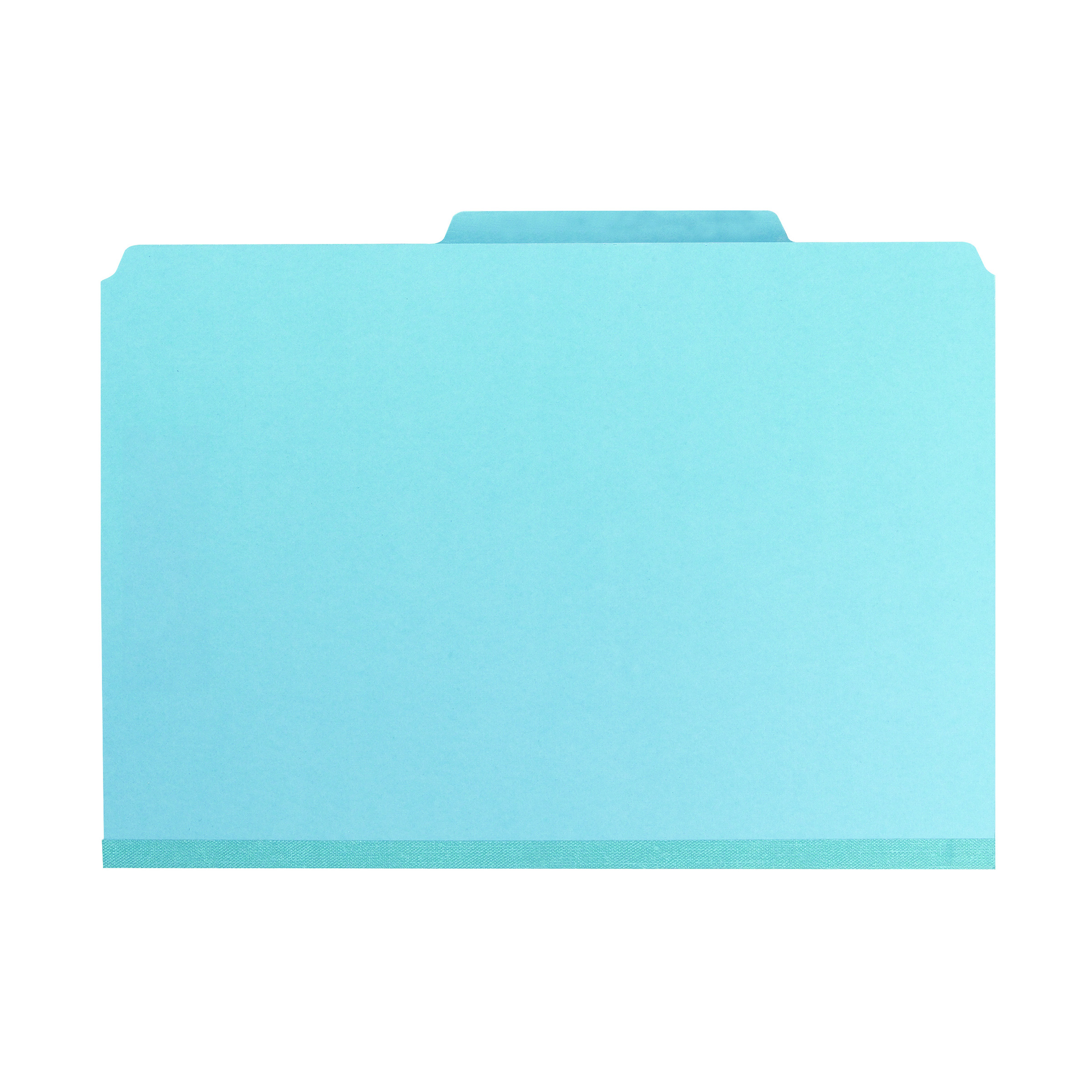 Smead 19937  Pressboard File Folder with SafeSHIELD Fasteners, 2 Fasteners, 1/3-Cut Tab, 2" Expansion, Legal Size, Blue, 25 per Box (19937)