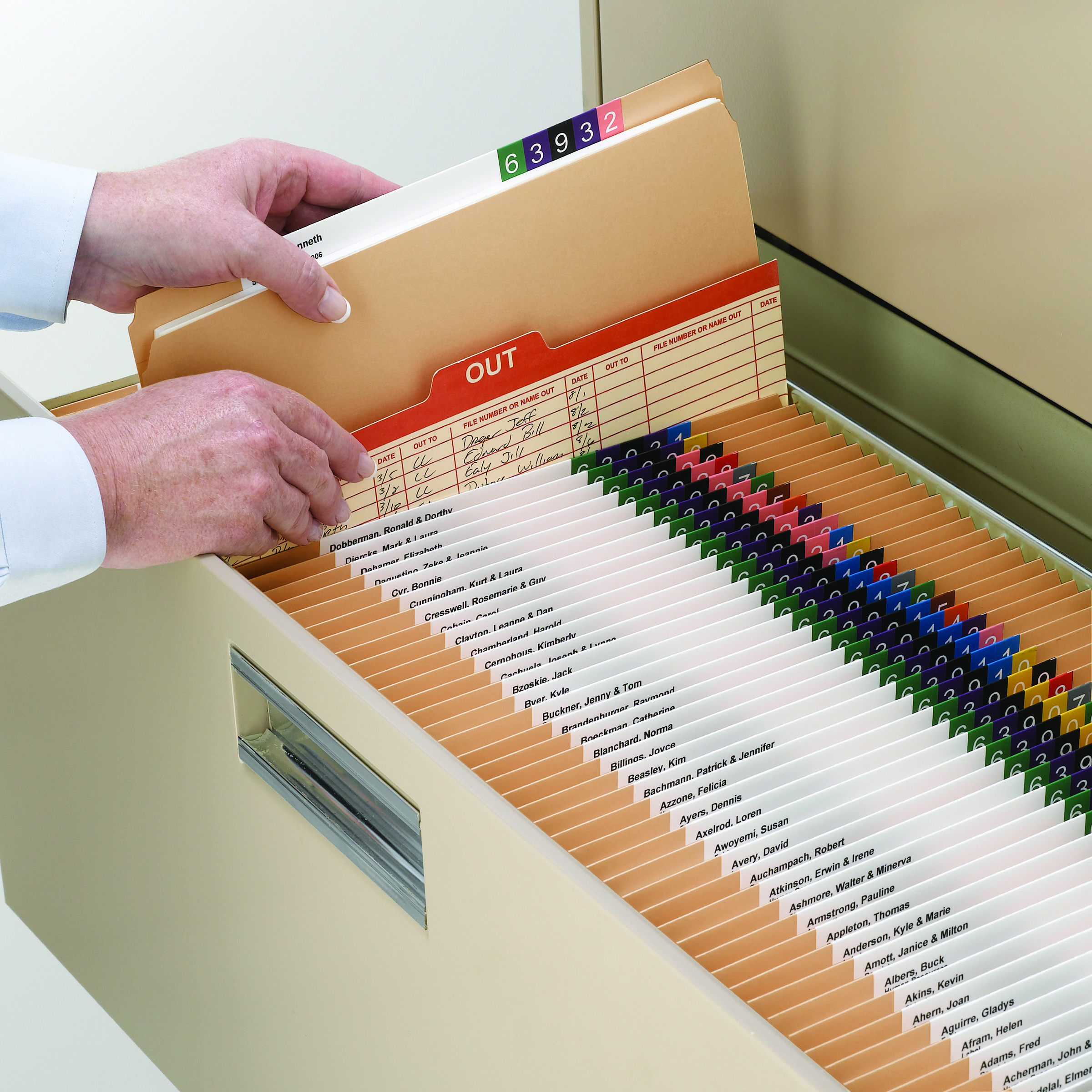 Smead 10710  File Folder, Reinforced Straight-Cut Tab, Letter Size, Kraft, 100 Per Box (10710)