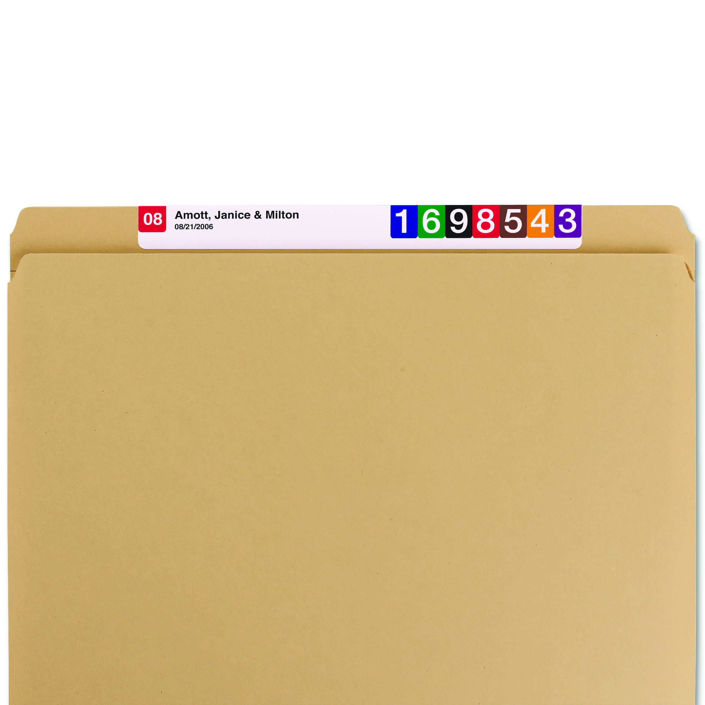 Smead 10710  File Folder, Reinforced Straight-Cut Tab, Letter Size, Kraft, 100 Per Box (10710)