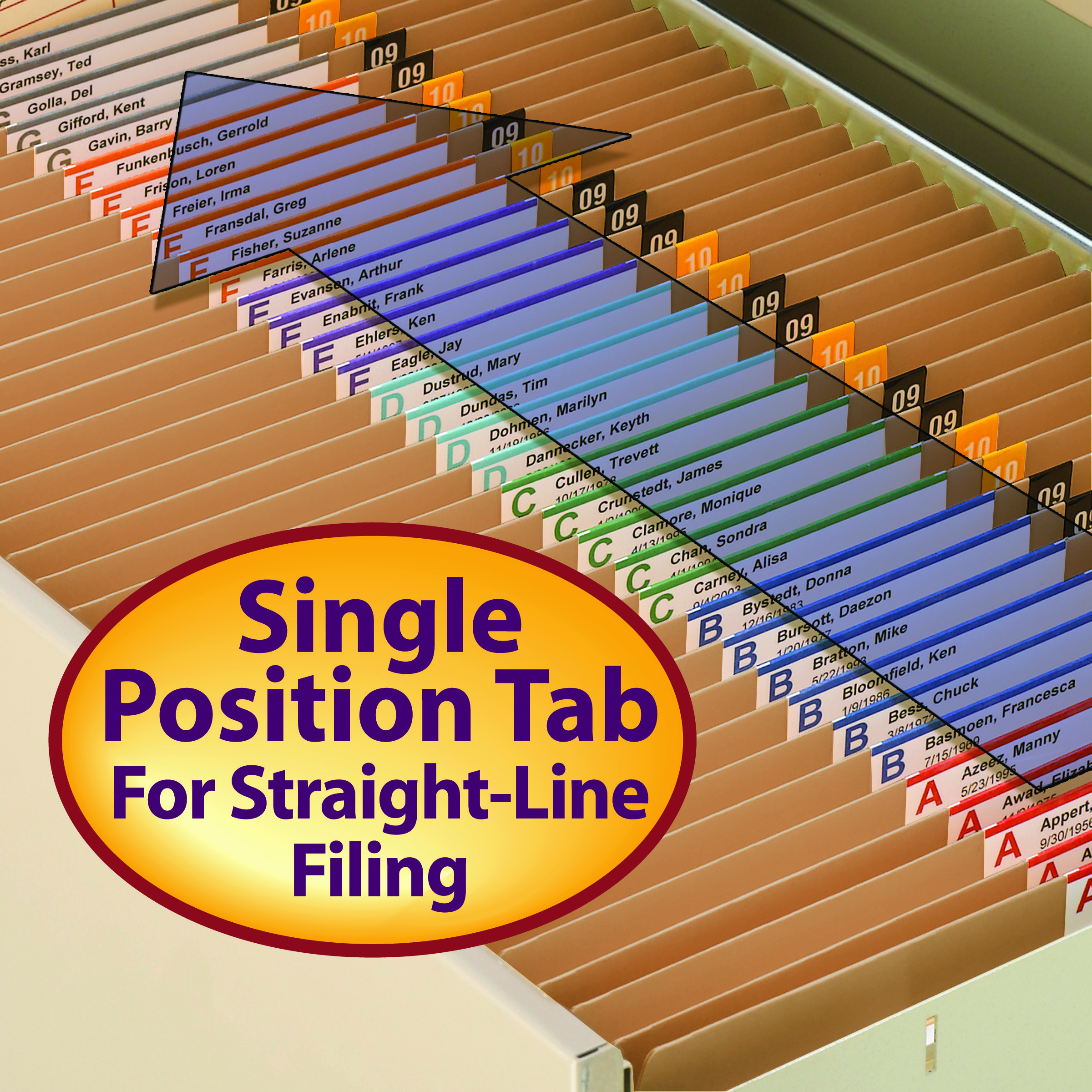 Smead 10710  File Folder, Reinforced Straight-Cut Tab, Letter Size, Kraft, 100 Per Box (10710)