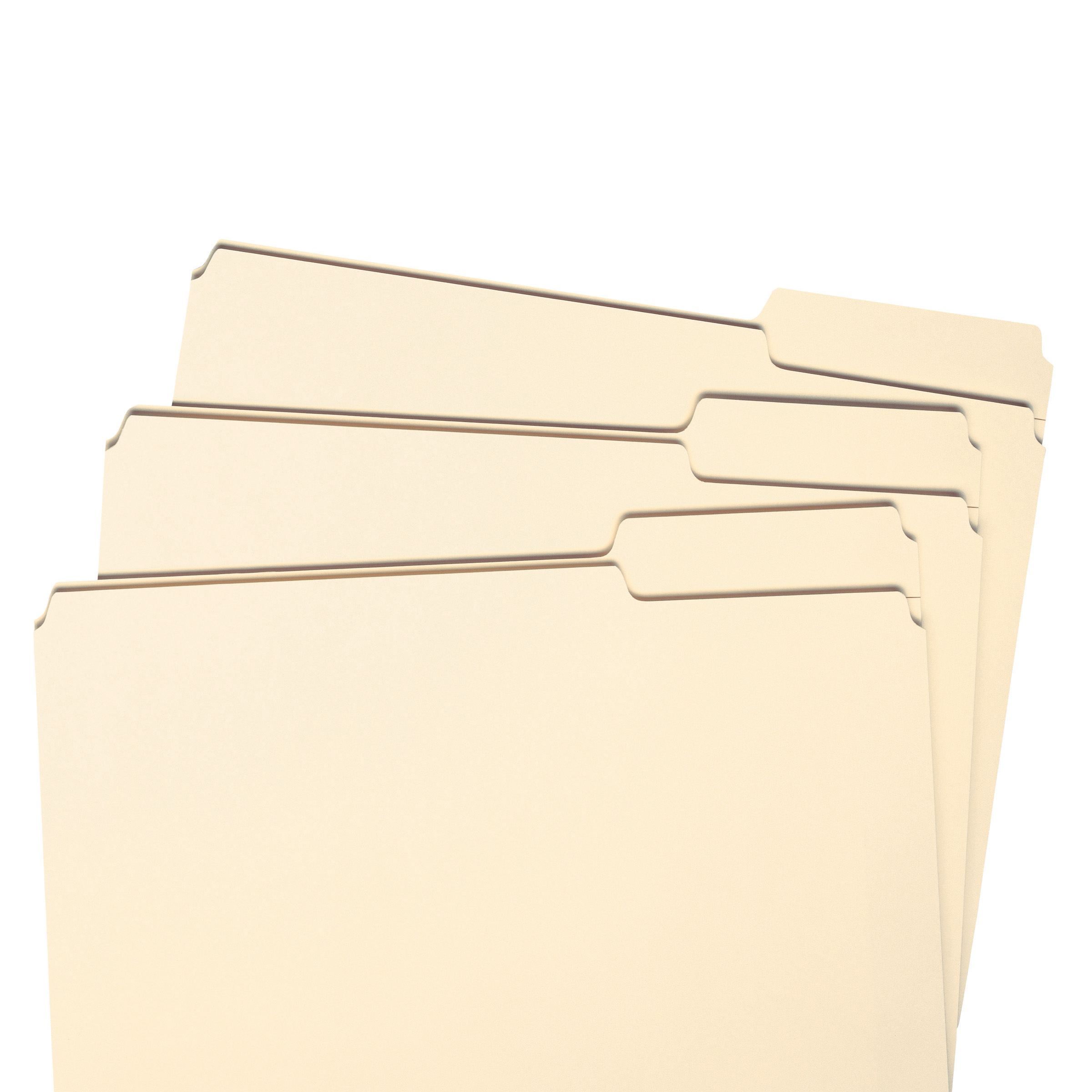 Smead 10337  Top Tab File Folders, Reinforced 1/3-Cut Tab in Right Position Only, Letter Size, 11 Pt. Manila,  Total of 500