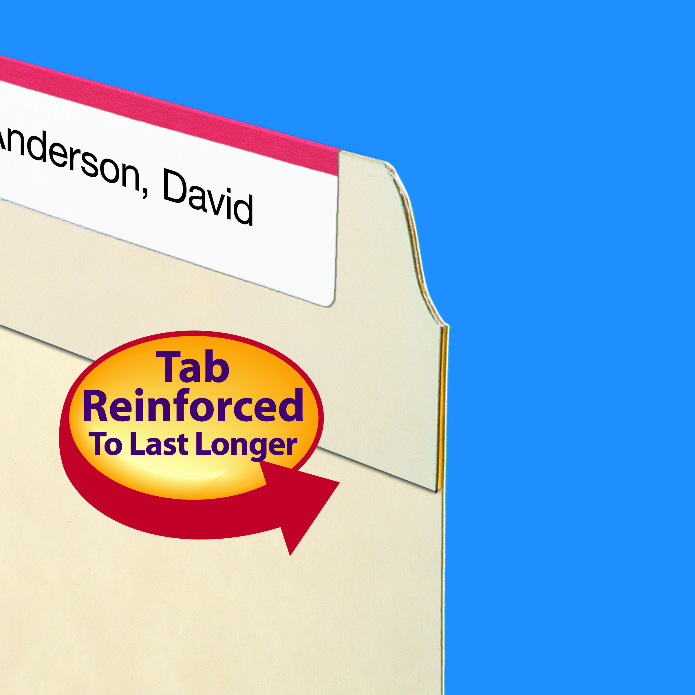 Smead 10335 Top Tab File Folders, Reinforced 1/3-Cut Tab in Left Position Only, Letter Size, 11 Pt. Manila,  Total of 500