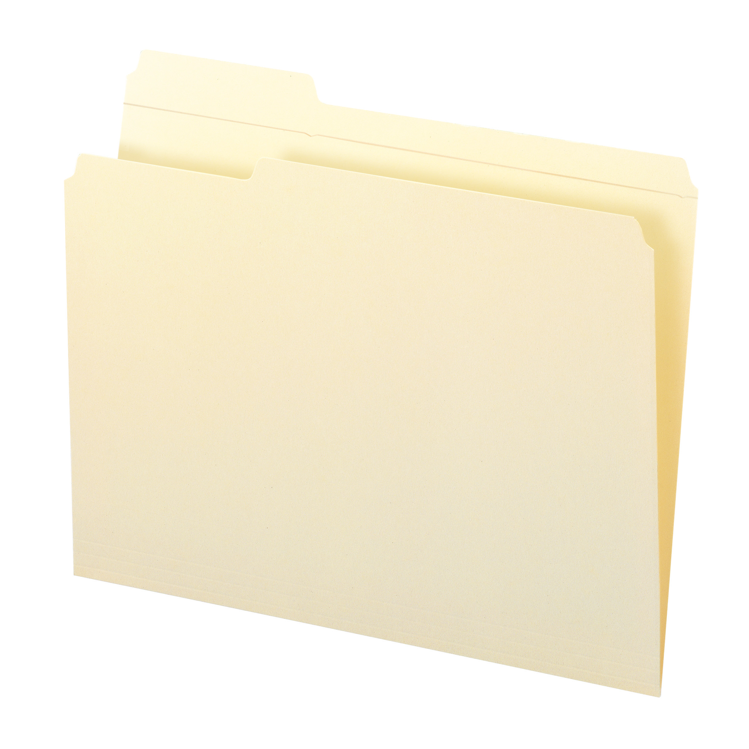 Smead 10335 Top Tab File Folders, Reinforced 1/3-Cut Tab in Left Position Only, Letter Size, 11 Pt. Manila,  Total of 500