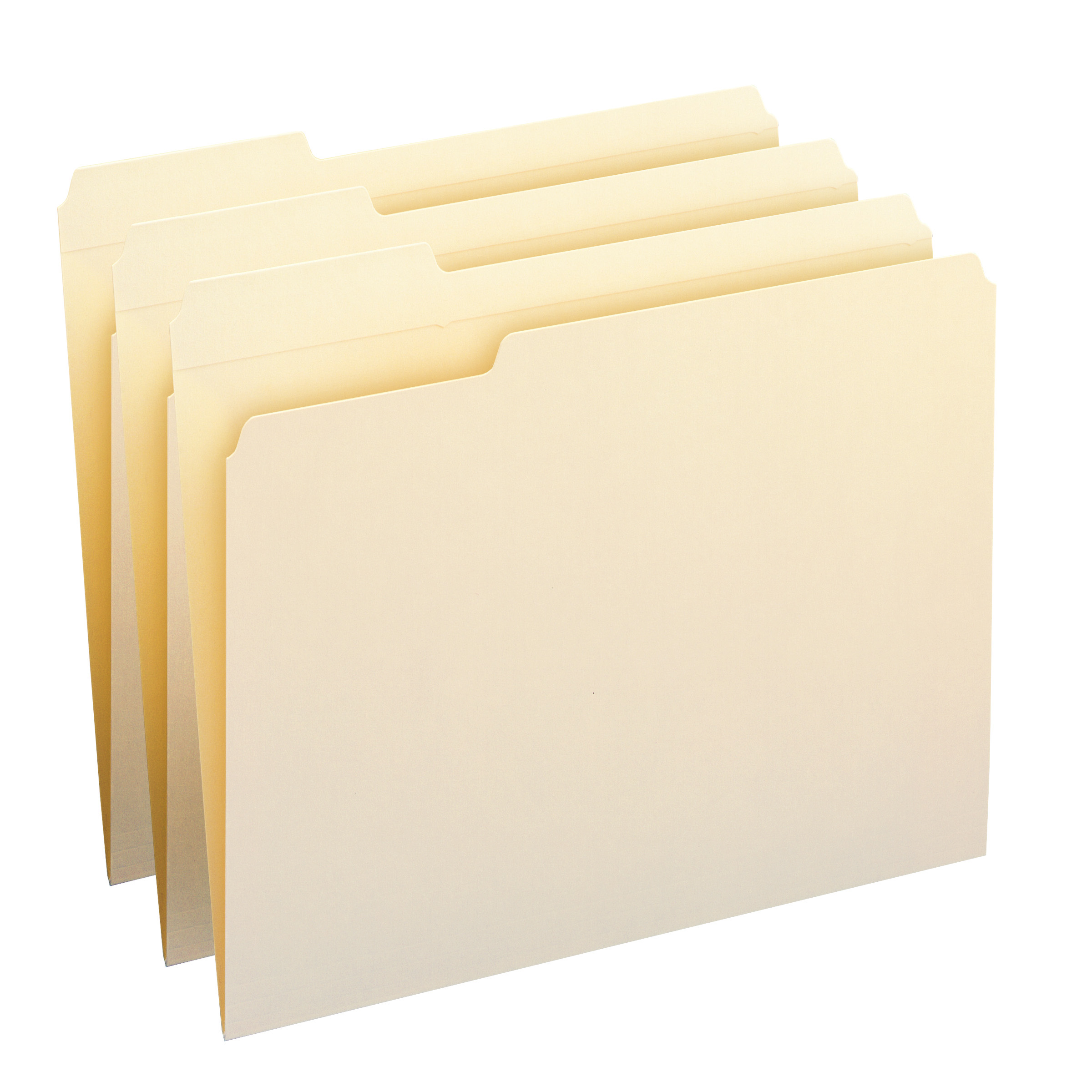 Smead 10335 Top Tab File Folders, Reinforced 1/3-Cut Tab in Left Position Only, Letter Size, 11 Pt. Manila,  Total of 500