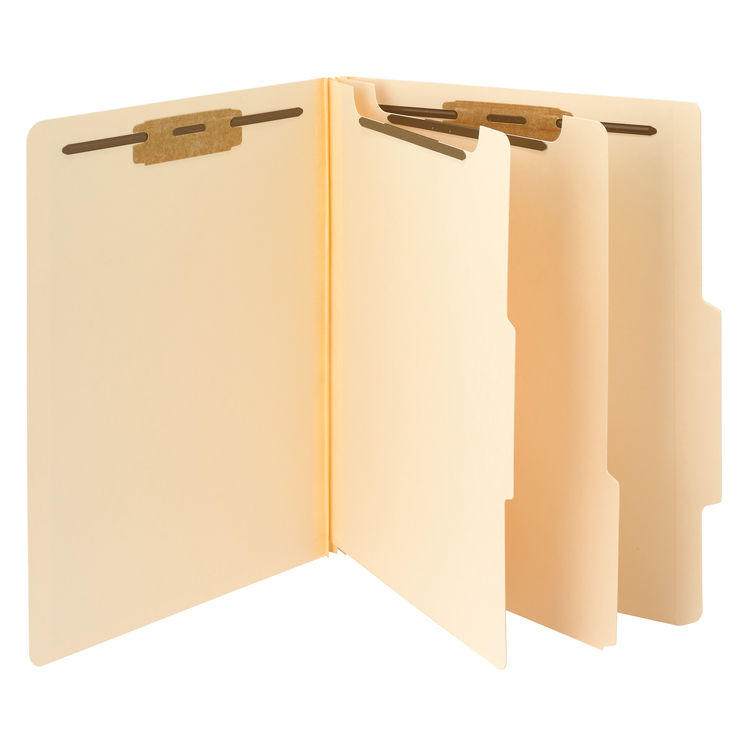 Smead 14000  Classification File Folder, 2 Divider, 2" Expansion, Letter Size, Manila, Total of 50