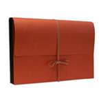 Redweld Expanding Envelope, Cloth Tie Closure, 5 1/4" Expansion, Paper Gusset, Legal Size - 50/Carton