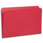 Smead 17710  File Folder, Reinforced Straight-Cut Tab, Legal Size, Red, 100 per Box (17710)