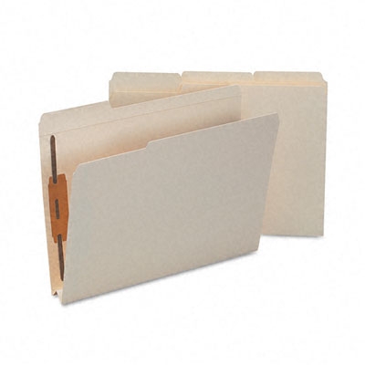 Smead Fastener File Folder, 2 Fastener, Reinforced 1/3-Cut Tab, 1-1/2" Expansion, Letter Size, Manila, 50 per Box (14595)