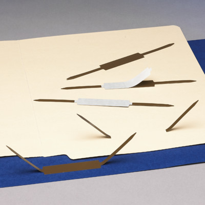 Smead 68220  Self-Adhesive Fastener, 2" Capacity, Brown, 100 per Box (68220)