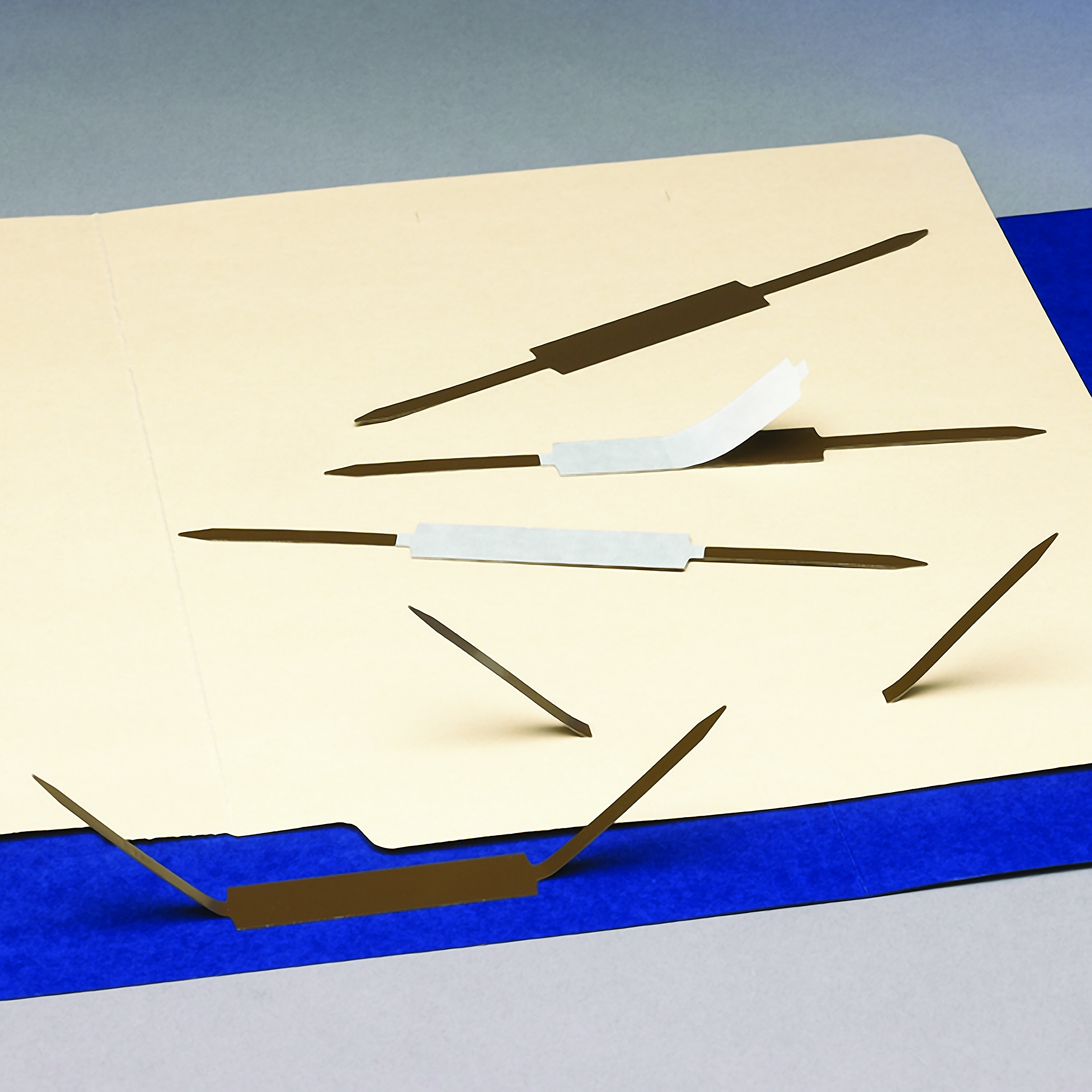 Smead 68220  Self-Adhesive Fastener, 2" Capacity, Brown, 100 per Box (68220)