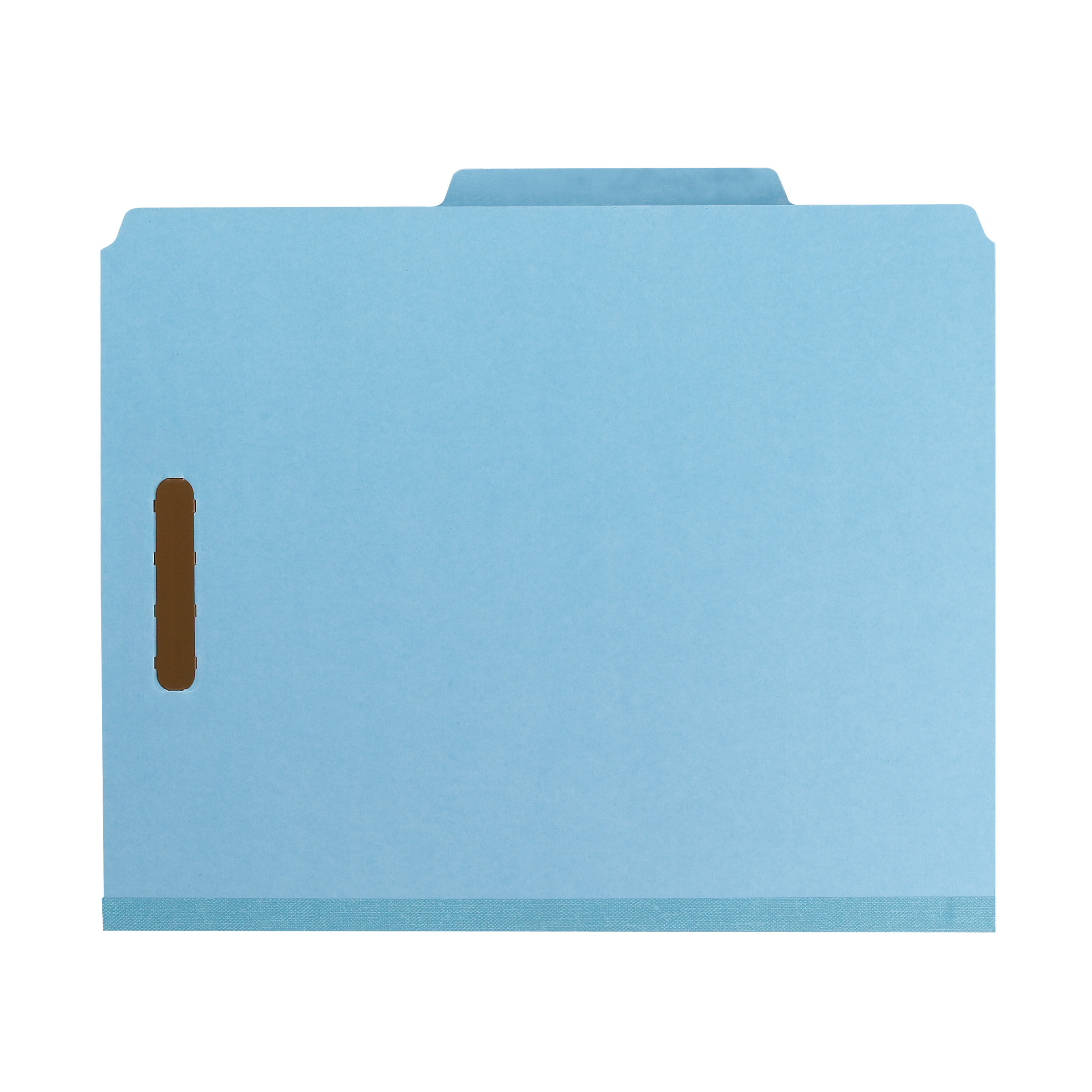 Smead 14021  100% Recycled Pressboard Classification File Folder, 2 Dividers, 2" Expansion, Letter Size, Blue, 10 per Box (14021)