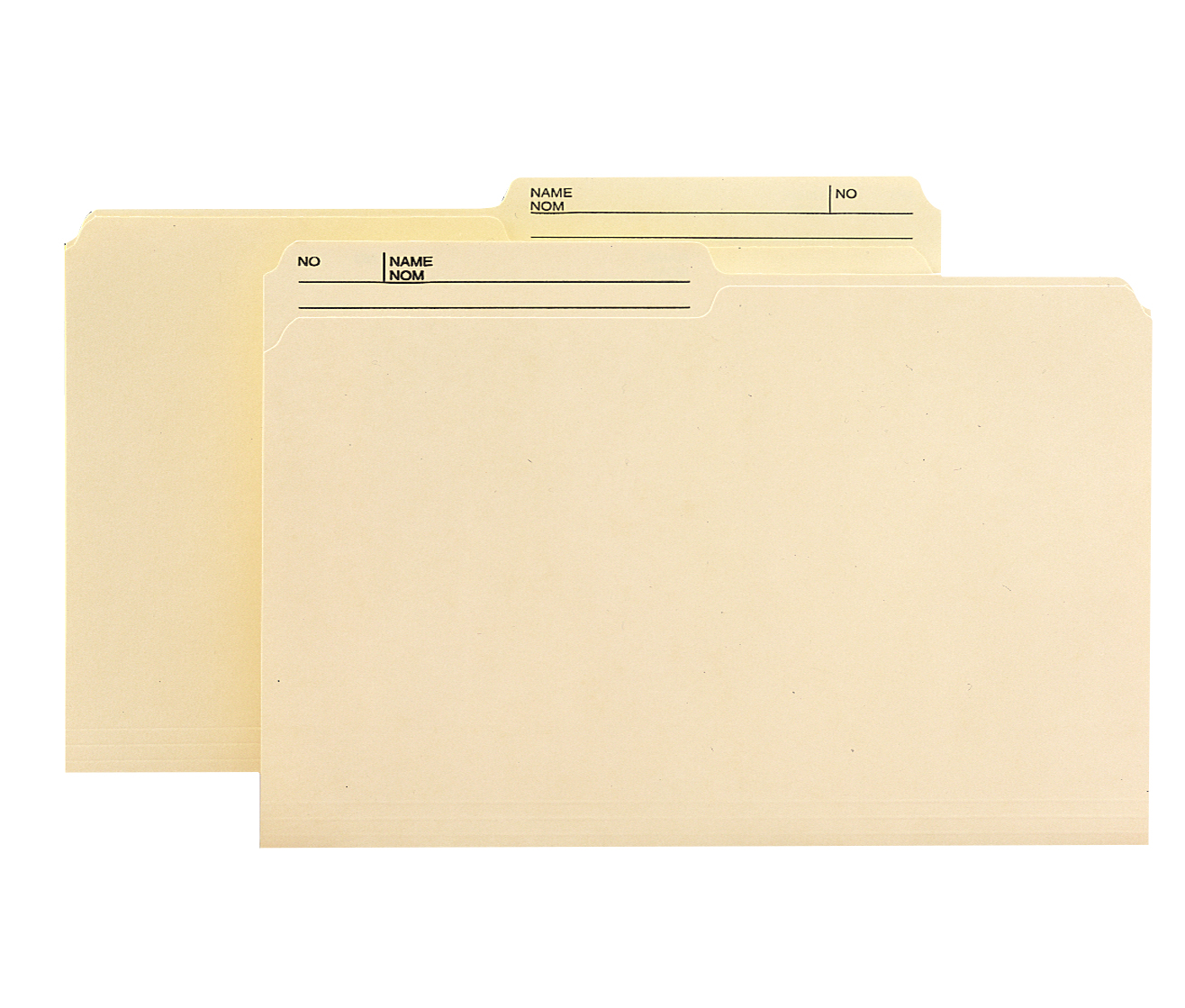 Smead 15329  100% Recycled Reversible File Folder, 1/2-Cut Right Printed Tab, Legal Size, Manila, 100 per Box (15329)