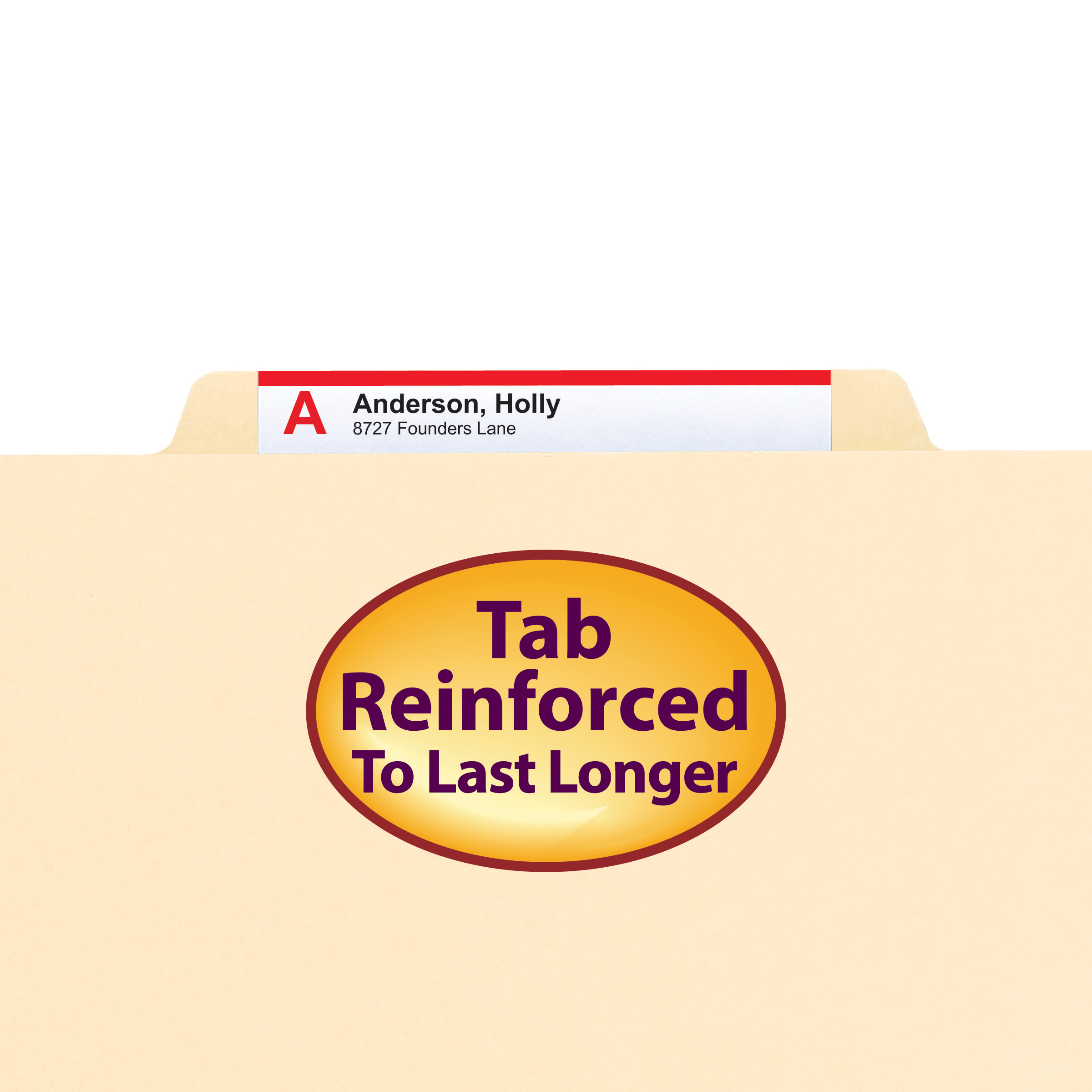 Smead 18700  Classification File Folder, 1 Divider, 2" Expansion, Legal Size, Manila, 10 per Box (18700)